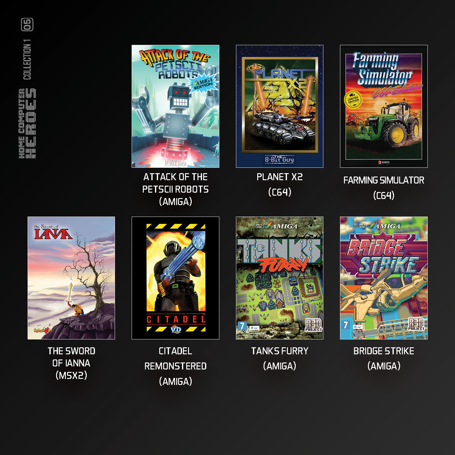 Evercade Cartridge #C05 - Home Computer Heroes Collection 1