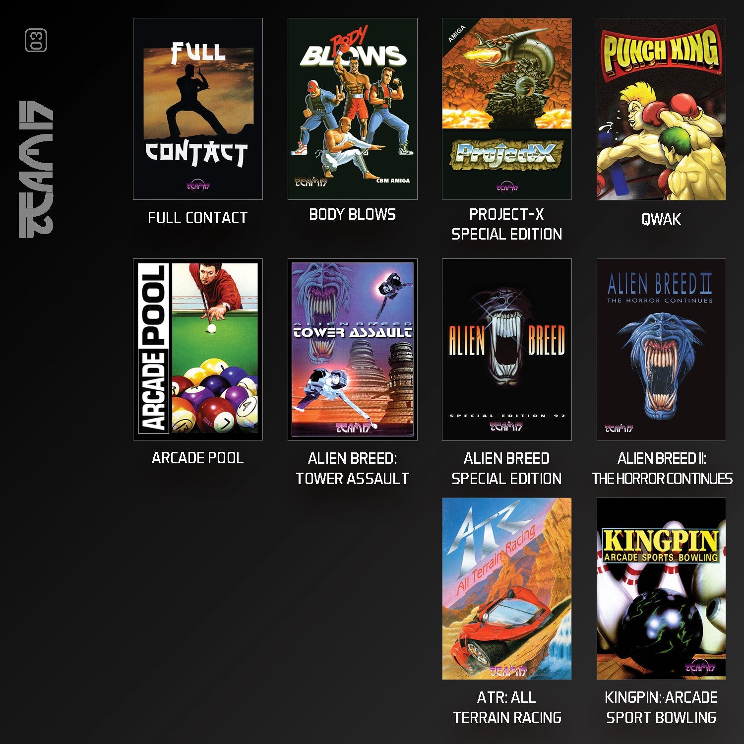 Evercade Cartridge #C03 - Team 17 Amiga Collection 1
