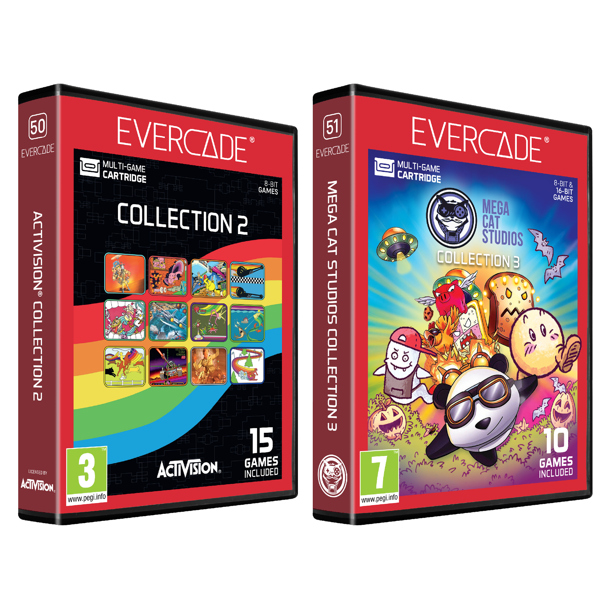 Evercade Double Pack: #50 Activision 2 + #51 Mega Cat Studios 3