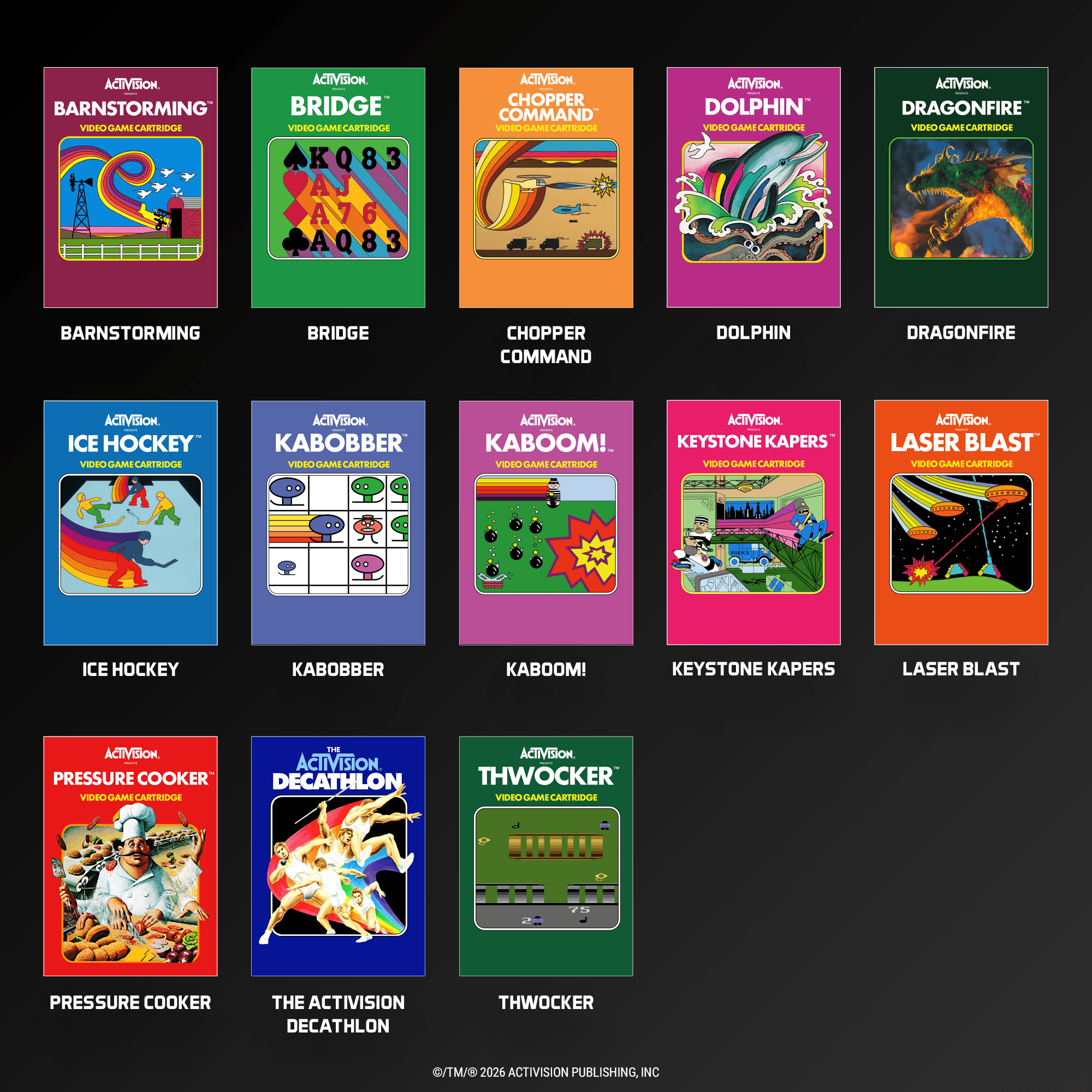 Evercade Double Pack: #52 Activision Collection 3 + #22 NEOGEO Arcade 4