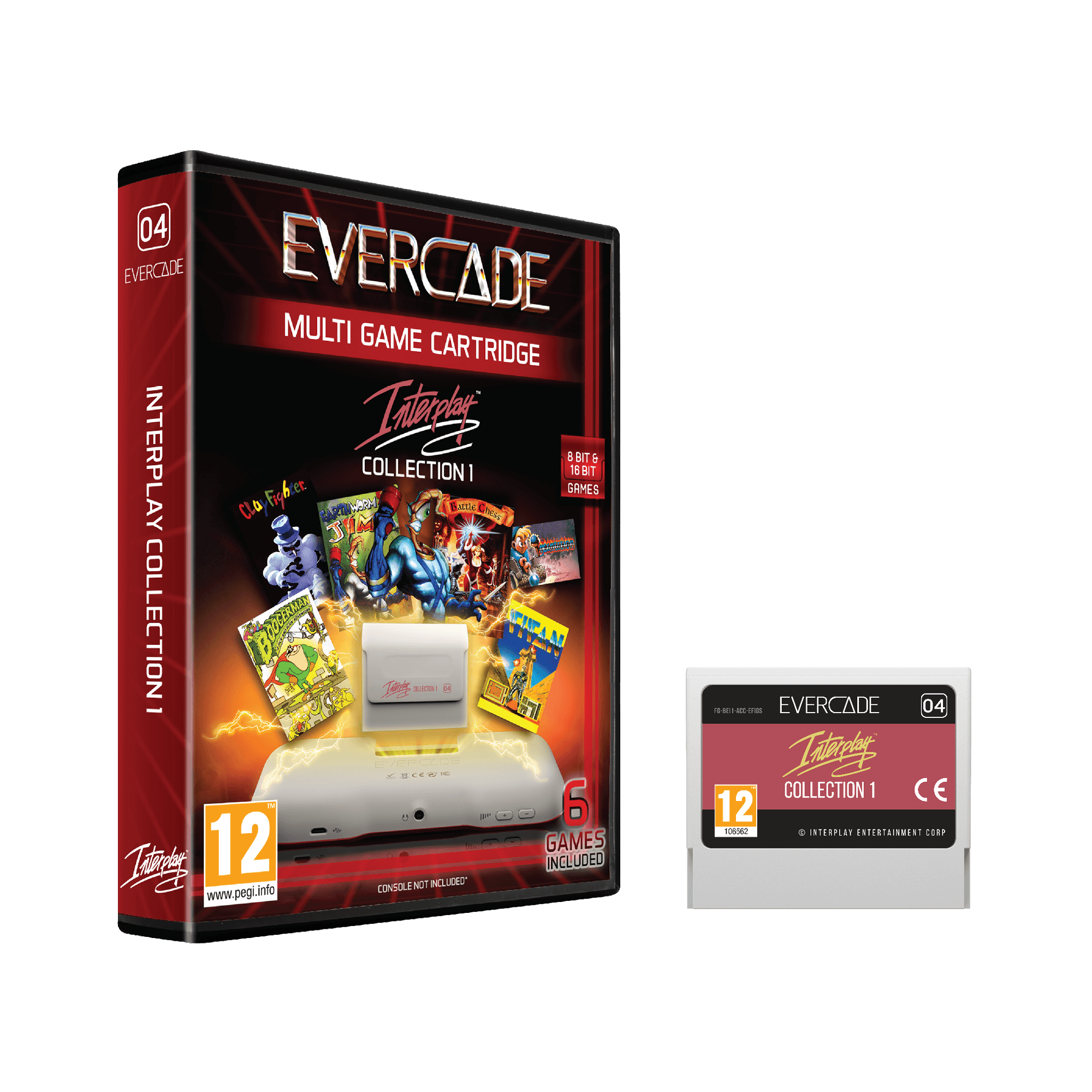 04 Interplay Collection 1 - Evercade Cartridge (with 6 games)