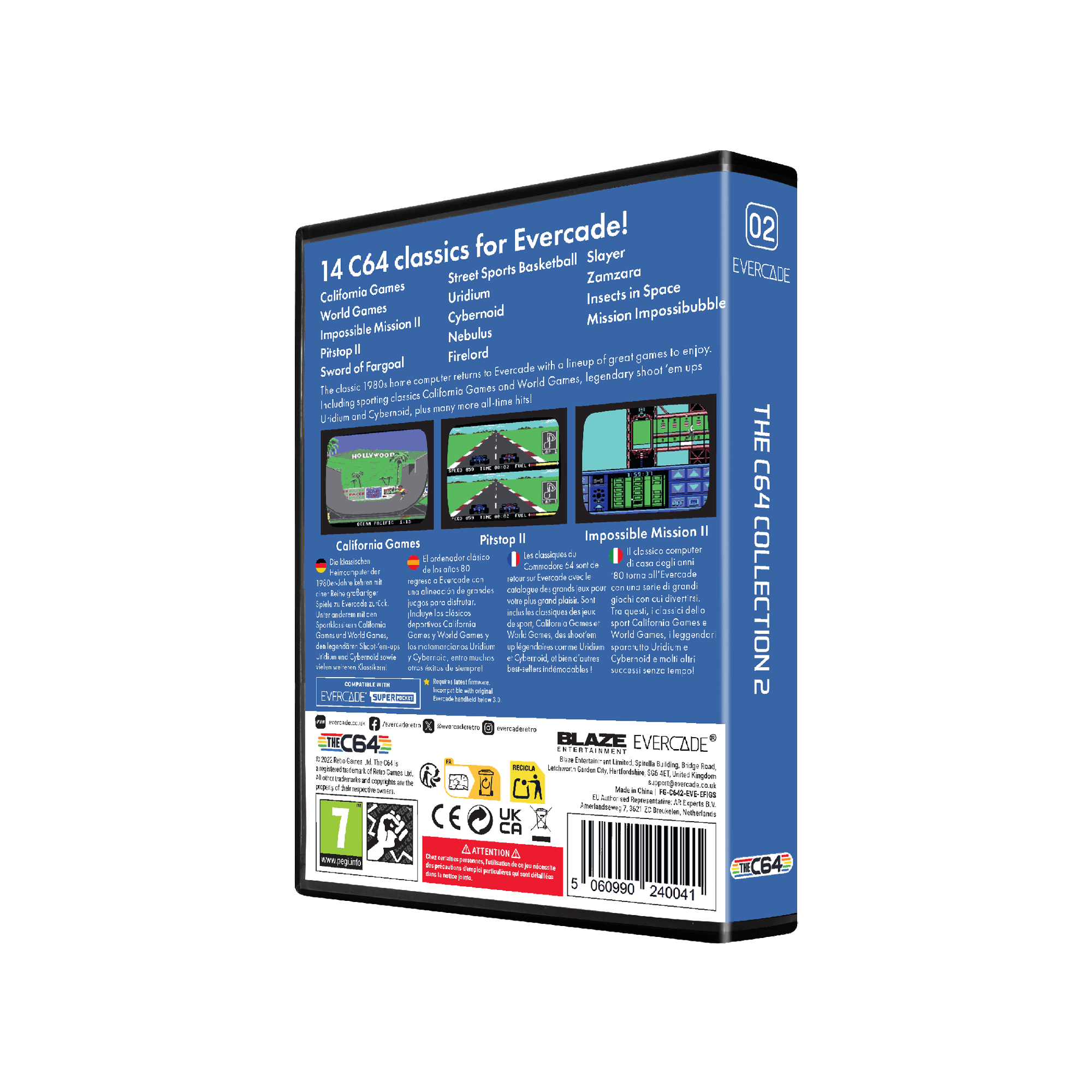 Evercade Cartridge #C02 - THEC64 Collection 2