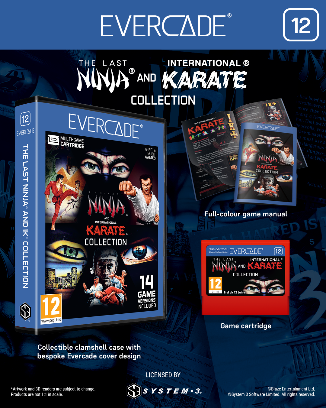 Evercade Cartridge #12 The Last Ninja and IK Collection