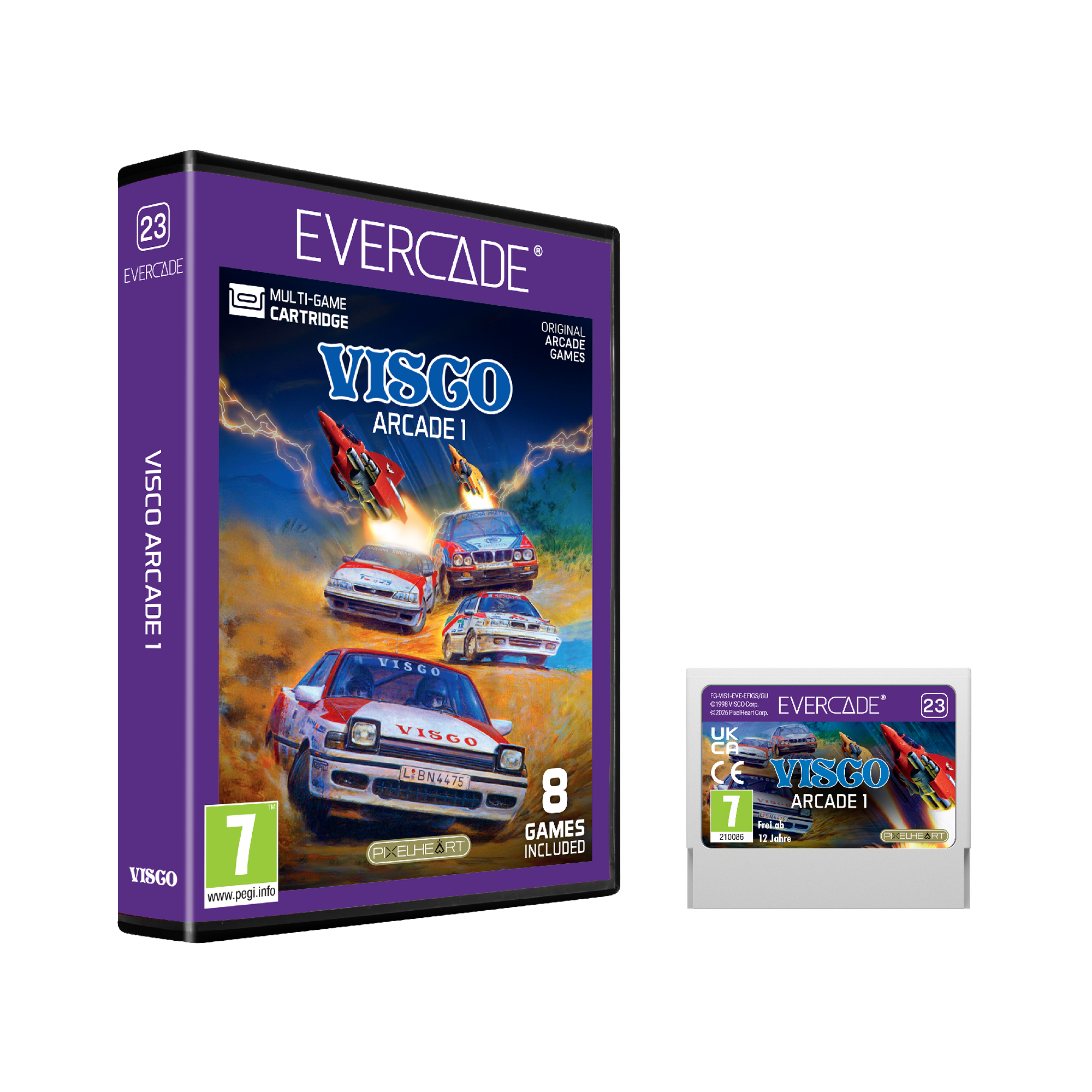 Evercade Double Pack: #23 Visco Arcade 1 + #24 Visco Arcade 2