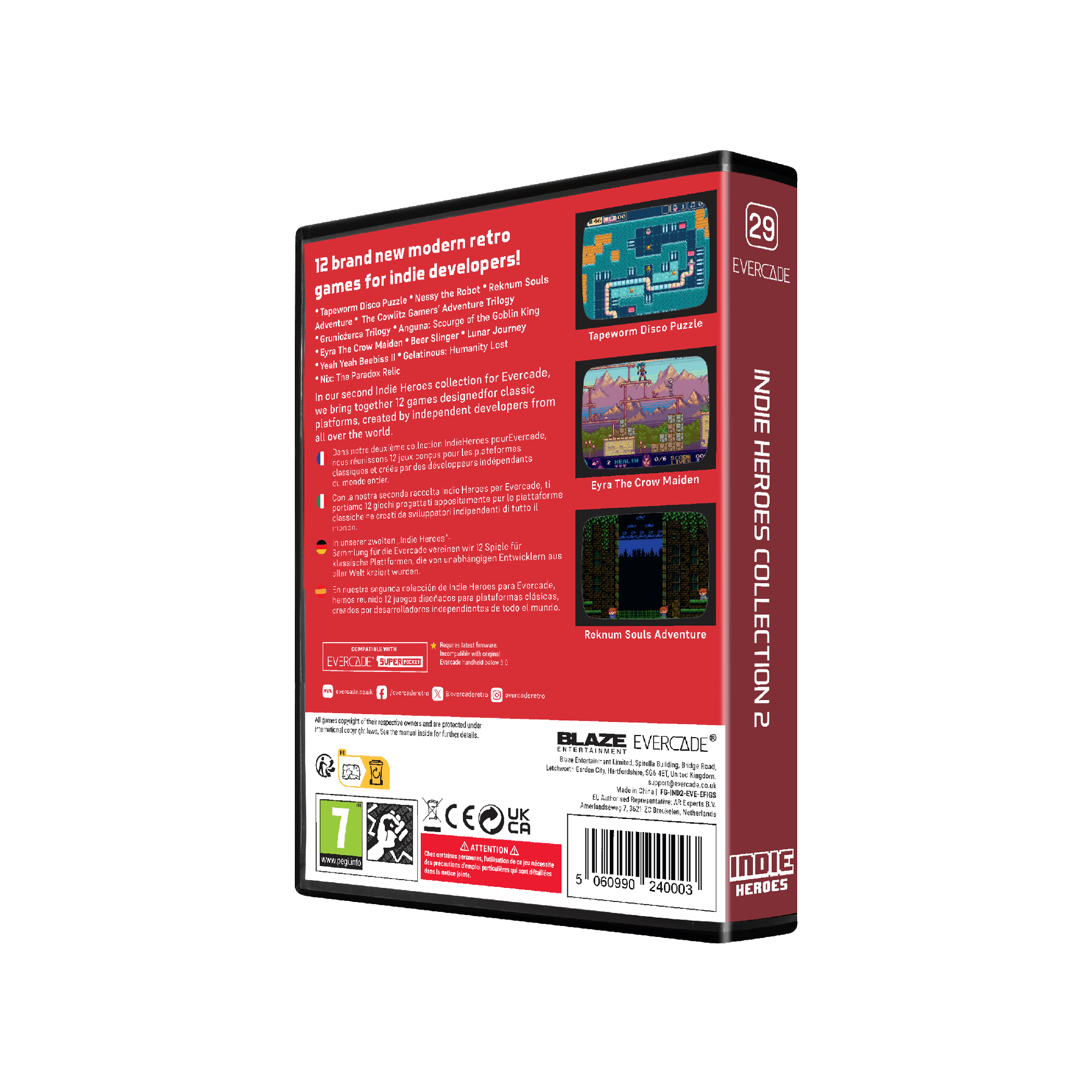 Evercade Cartridge #28 - Indie Heroes Cartridge 2