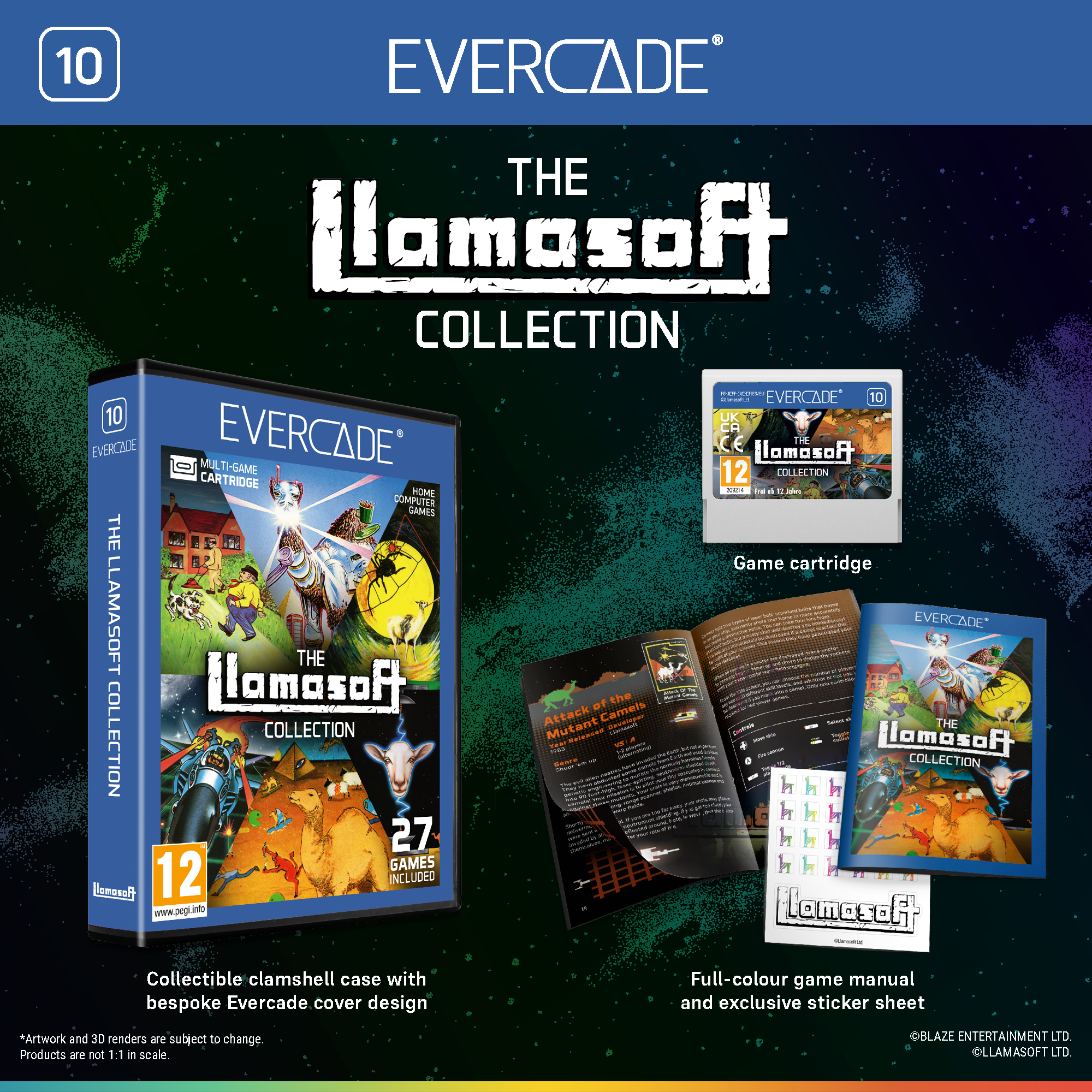 Evercade Cartridge #10 - The Llamasoft Collection