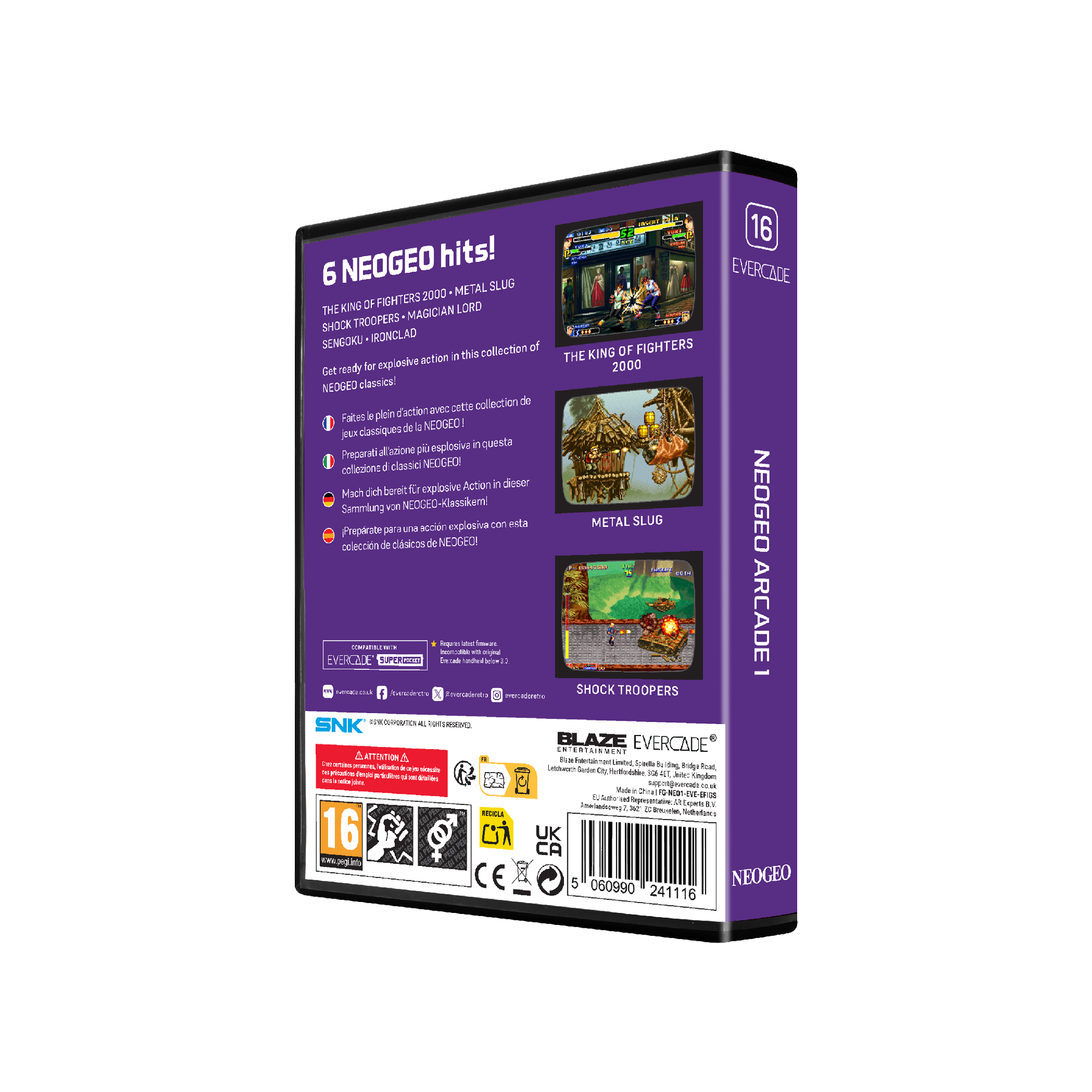 Evercade Cartridge #16 - NEOGEO Arcade 1