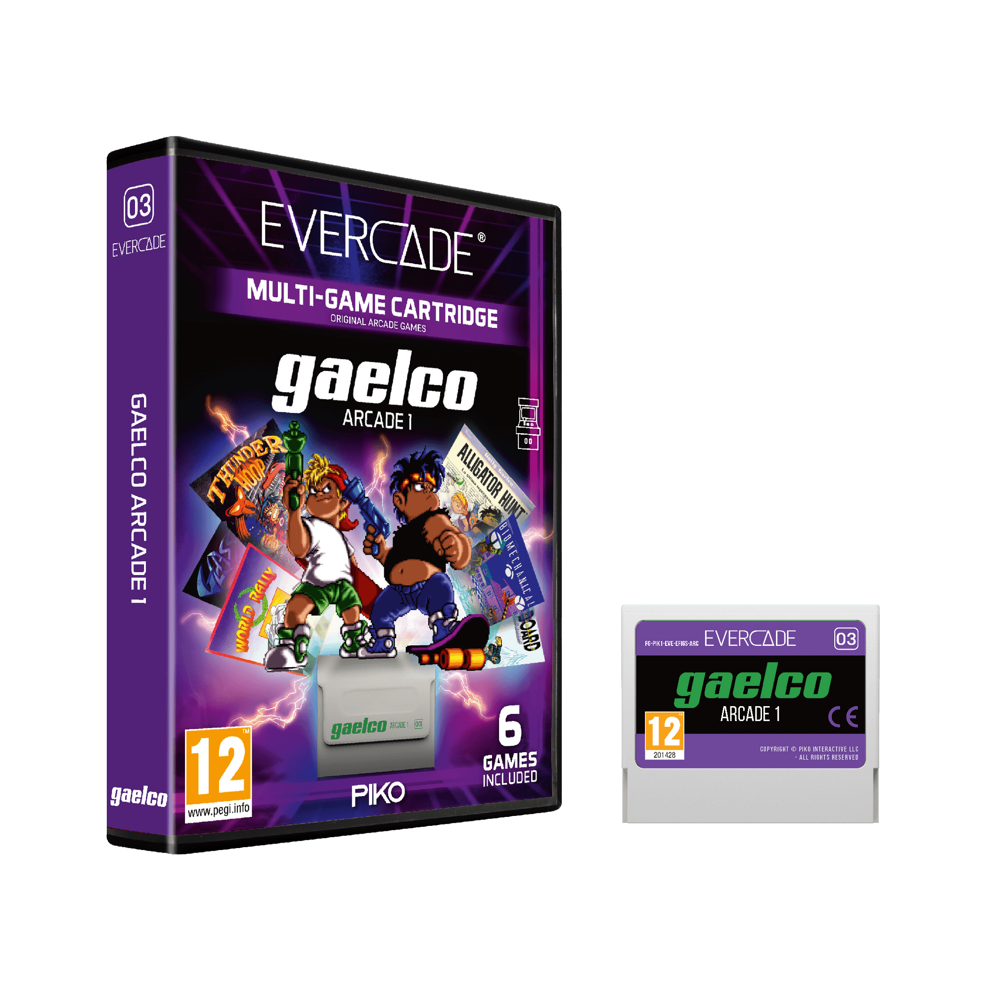 Evercade Cartridge #3 - Gaelco (Piko) Arcade Cartridge 1 (EFIGS)
