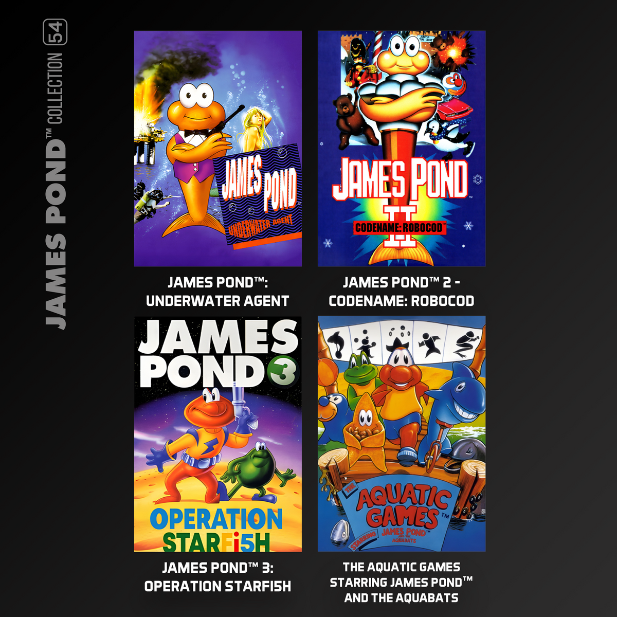 Evercade Cartridge #54 James Pond Collection