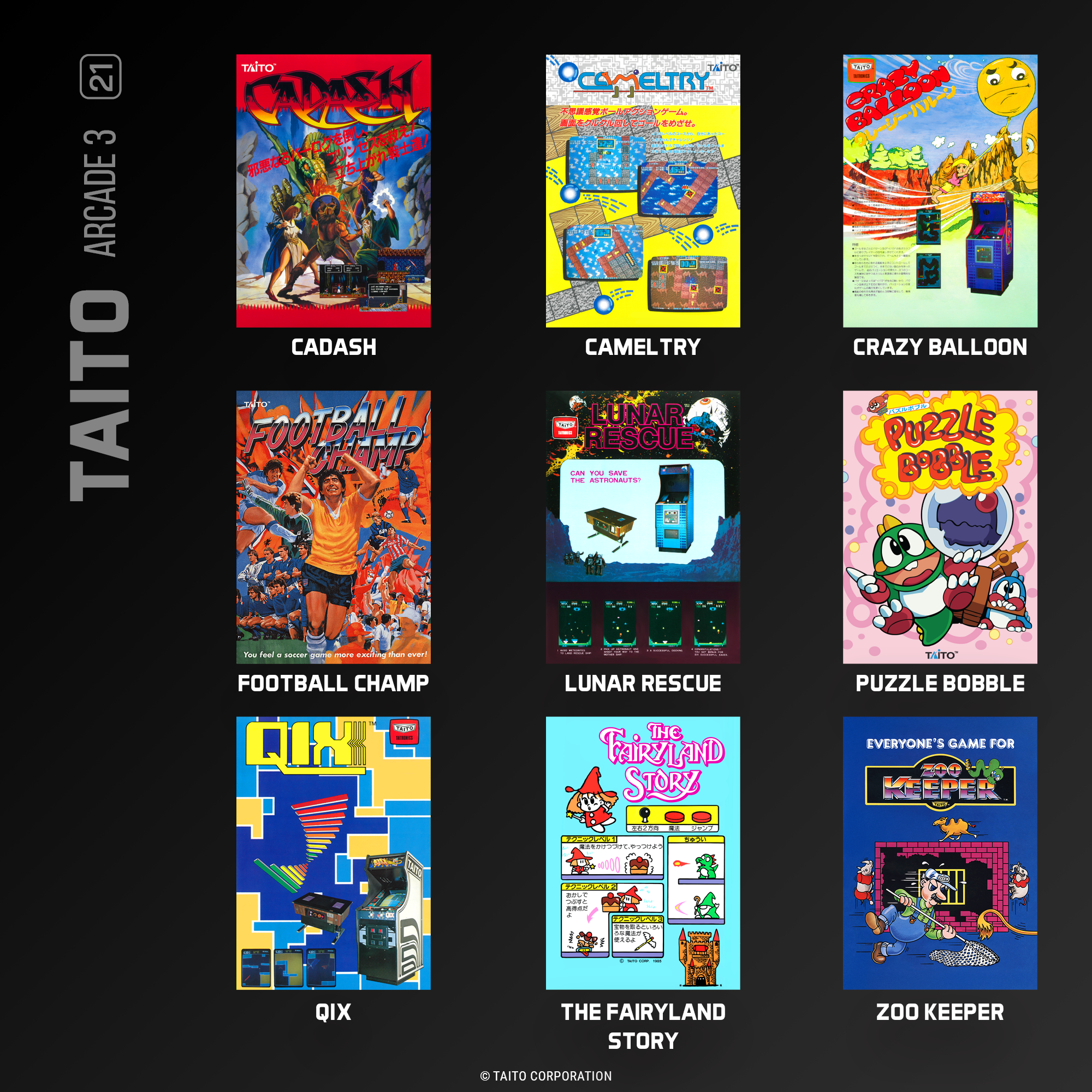 Evercade Cartridge #21 - Taito Arcade 3