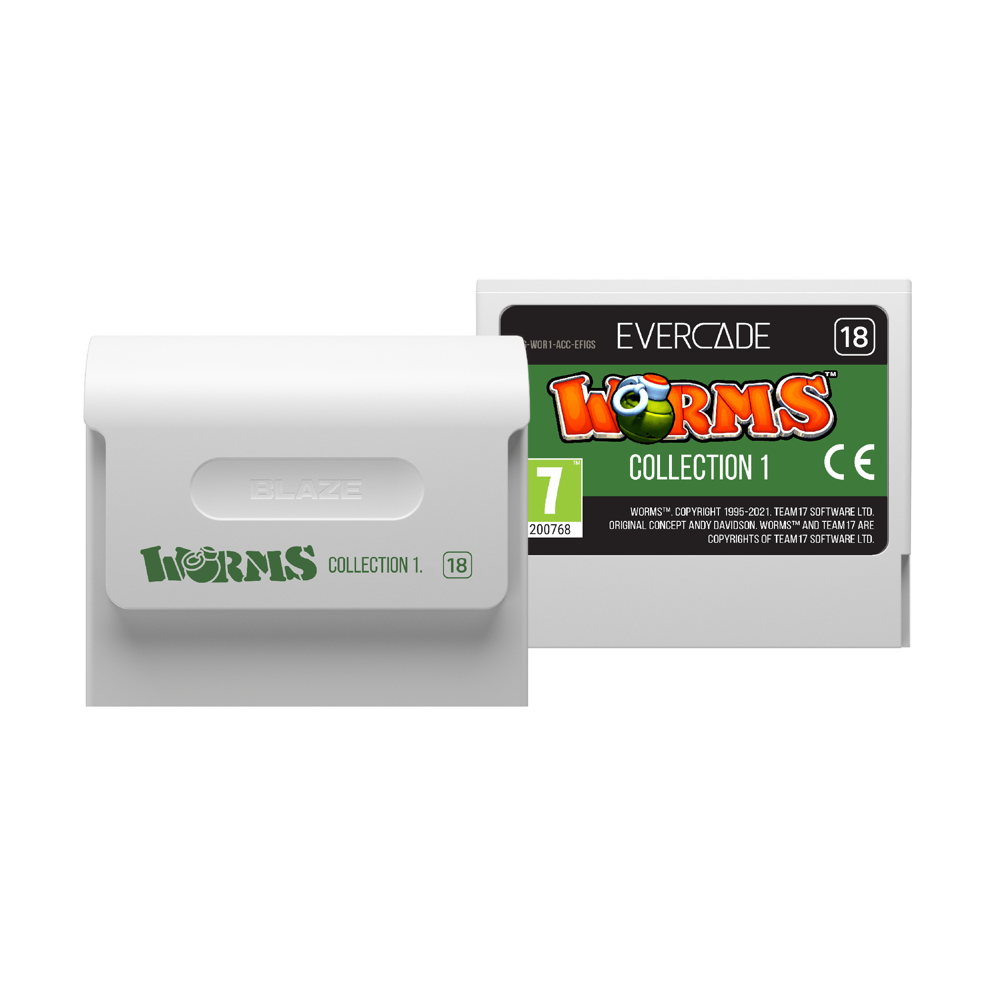 Evercade Cartridge #18 - Worms Collection 1