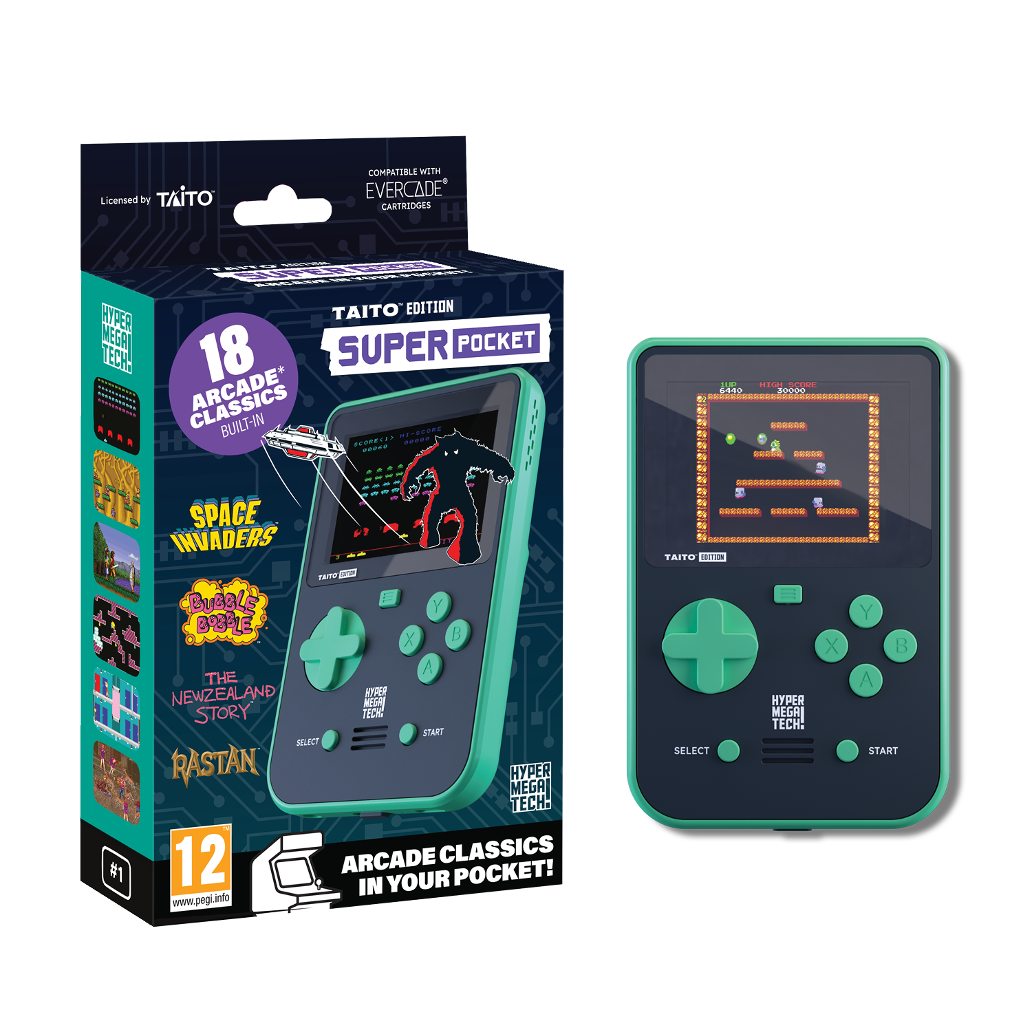 その他 Evercade TAITO Super Pocket HyperMegaTech! Taito Super Pocket