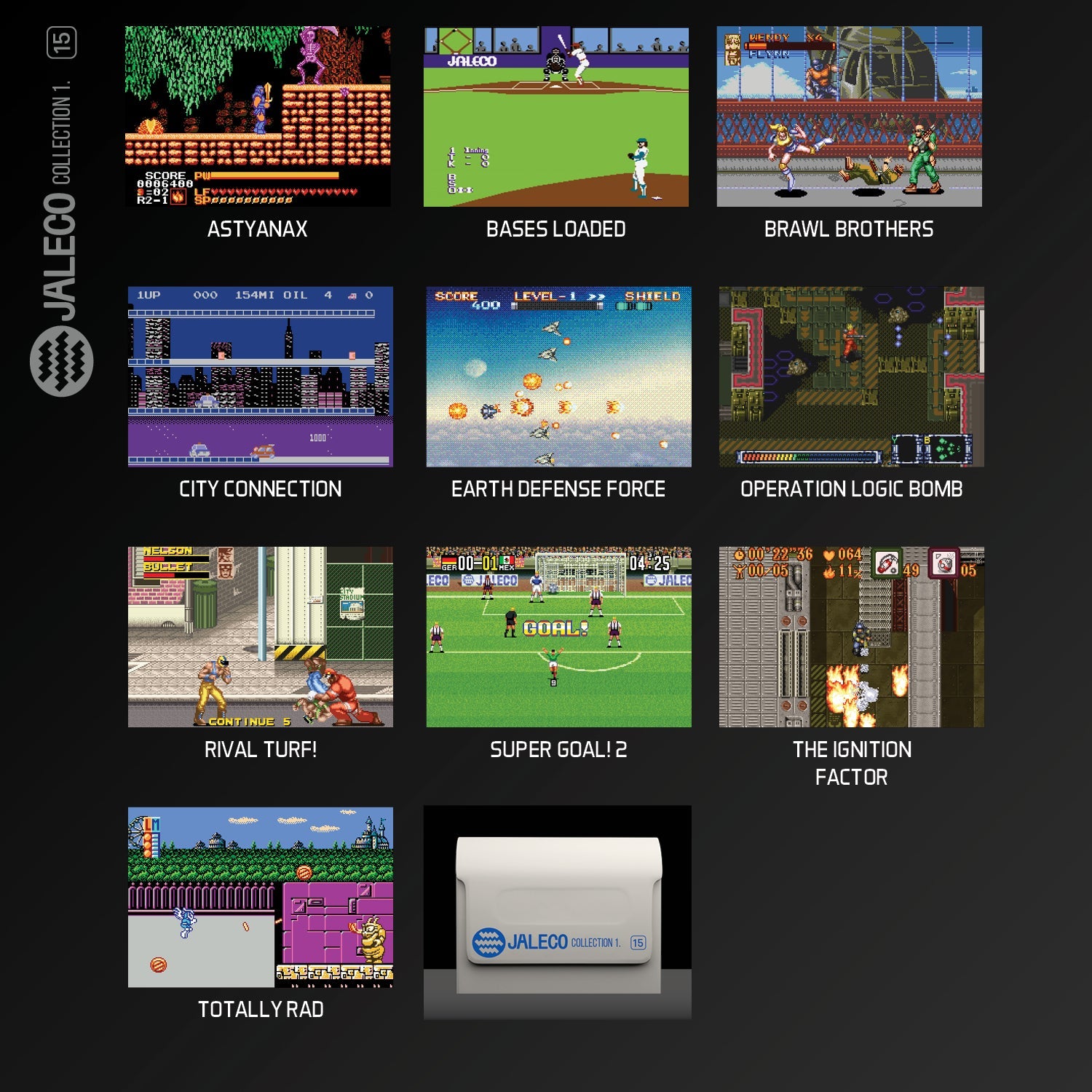 Evercade Cartridge #15 - Jaleco Collection 1