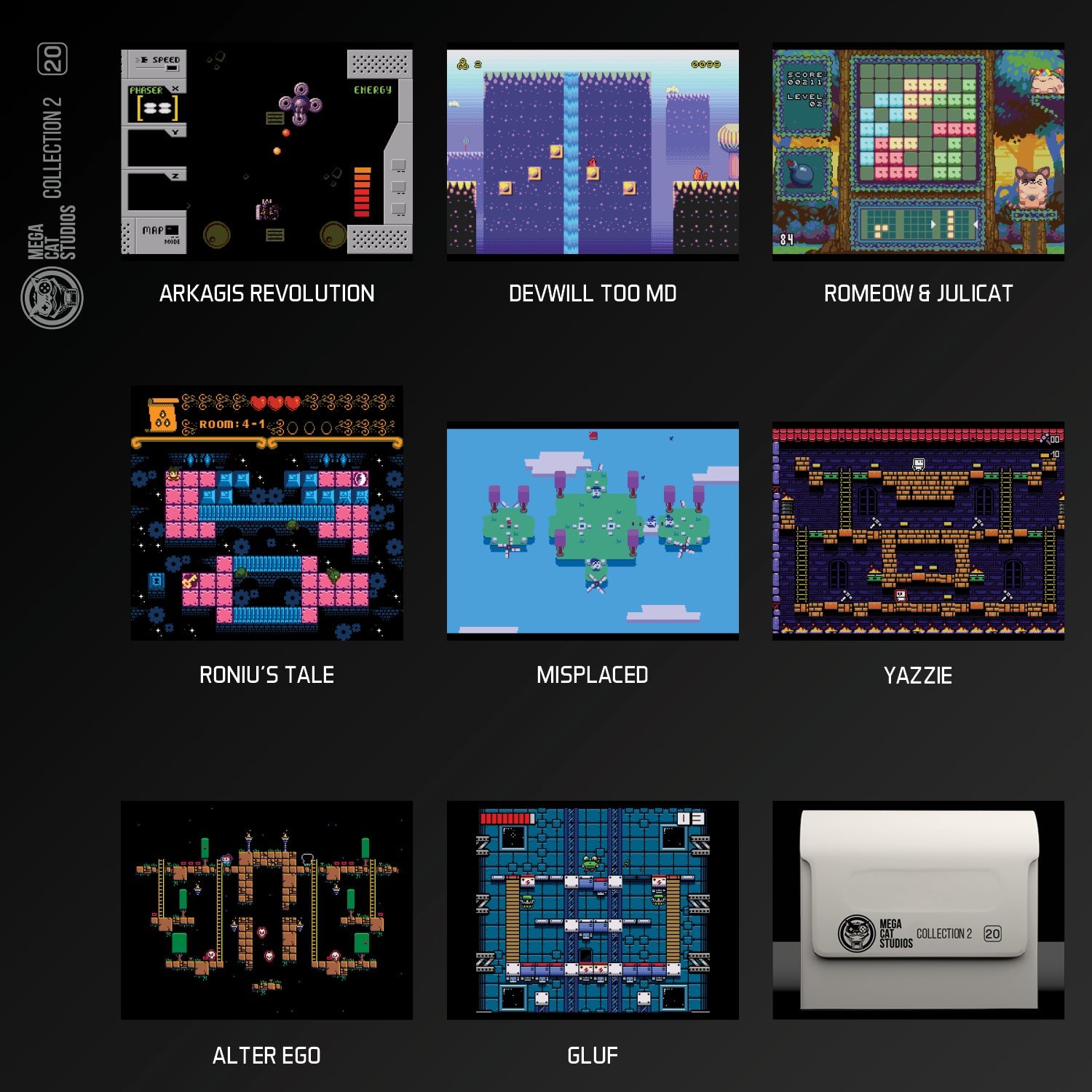 Evercade Cartridge #20 - Mega Cat Studios Collection 2