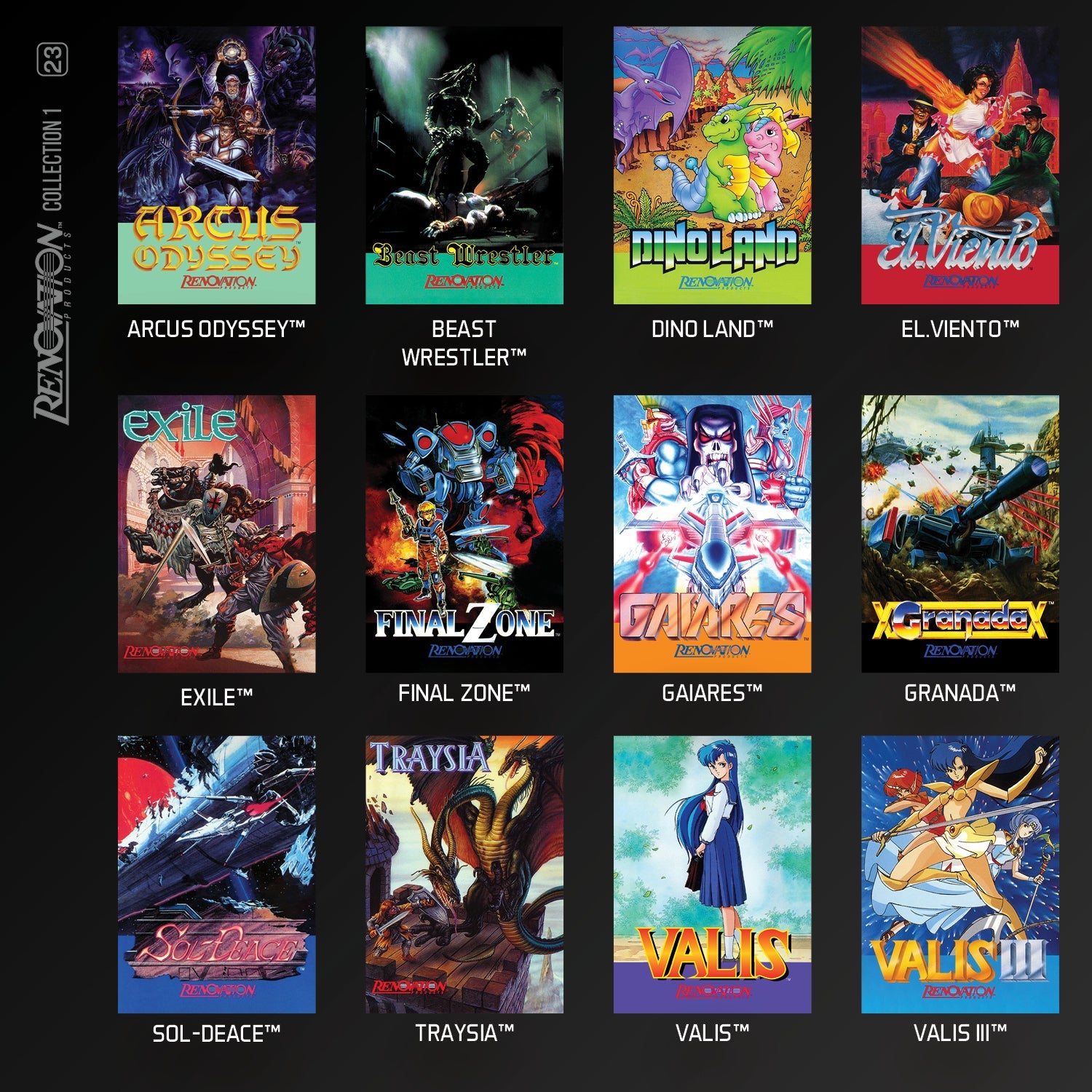 Evercade Cartridge #23 - Renovation Cartridge 1