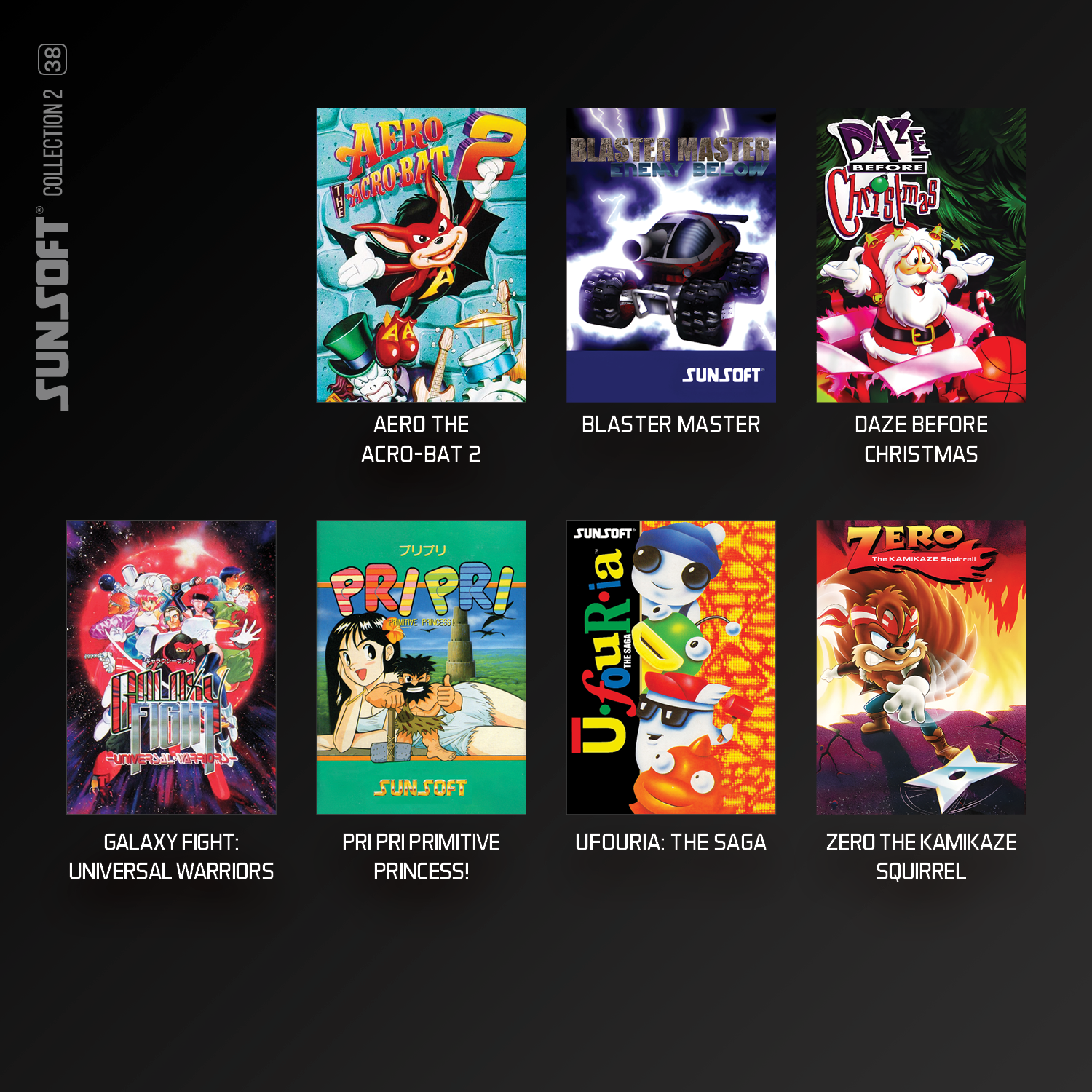 Evercade Cartridge #38 - Sunsoft Collection 2