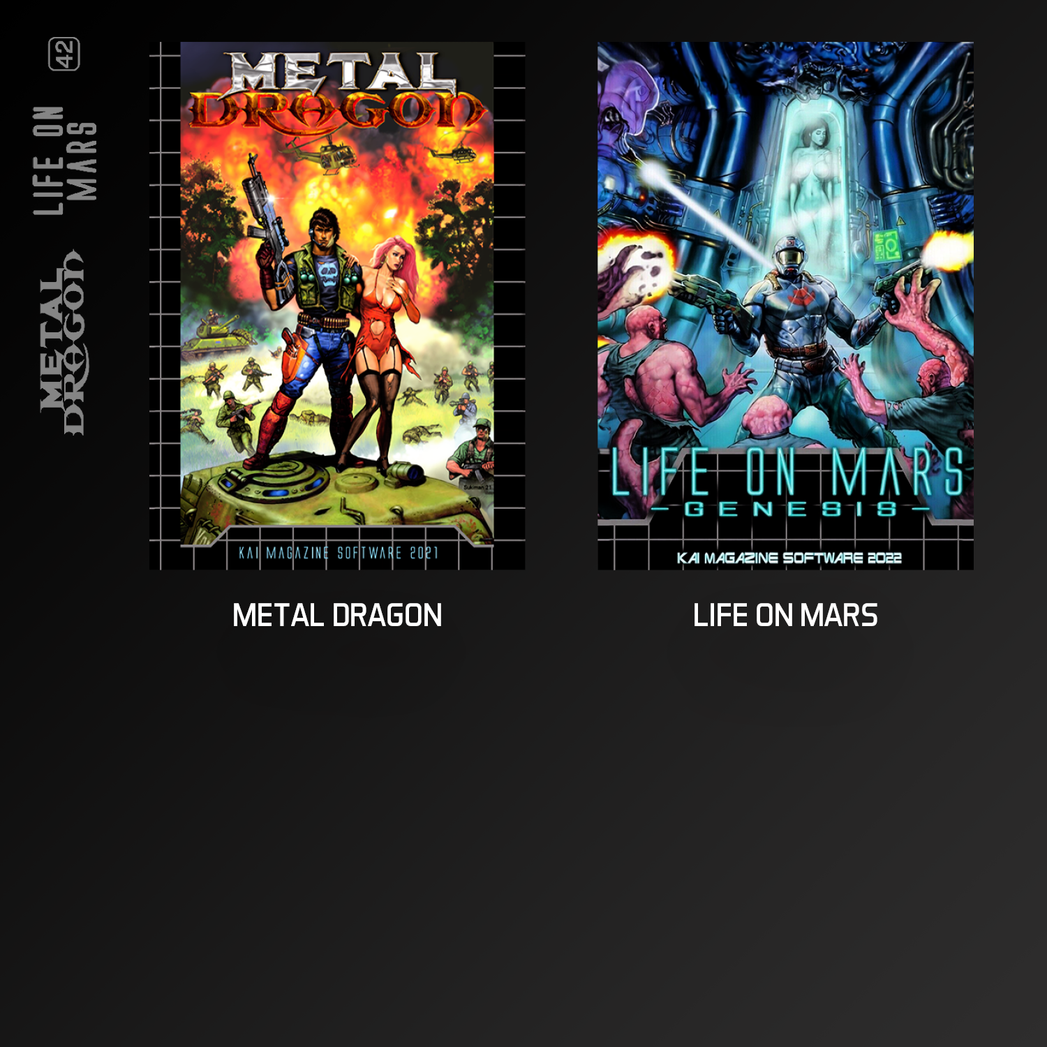 Evercade Cartridge #42 - Metal Dragon / Life on Mars