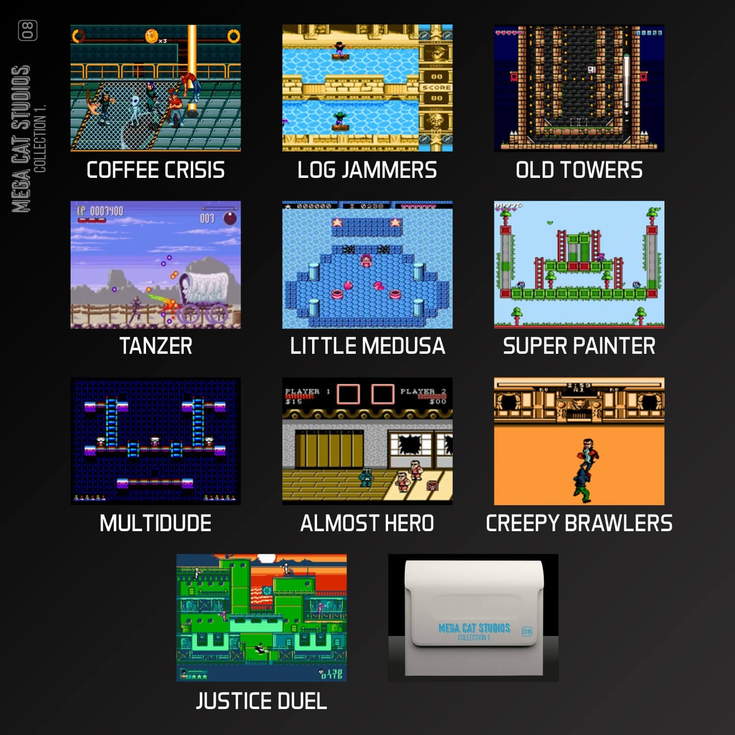 mega cat studios collection 1 evercade game screen shots