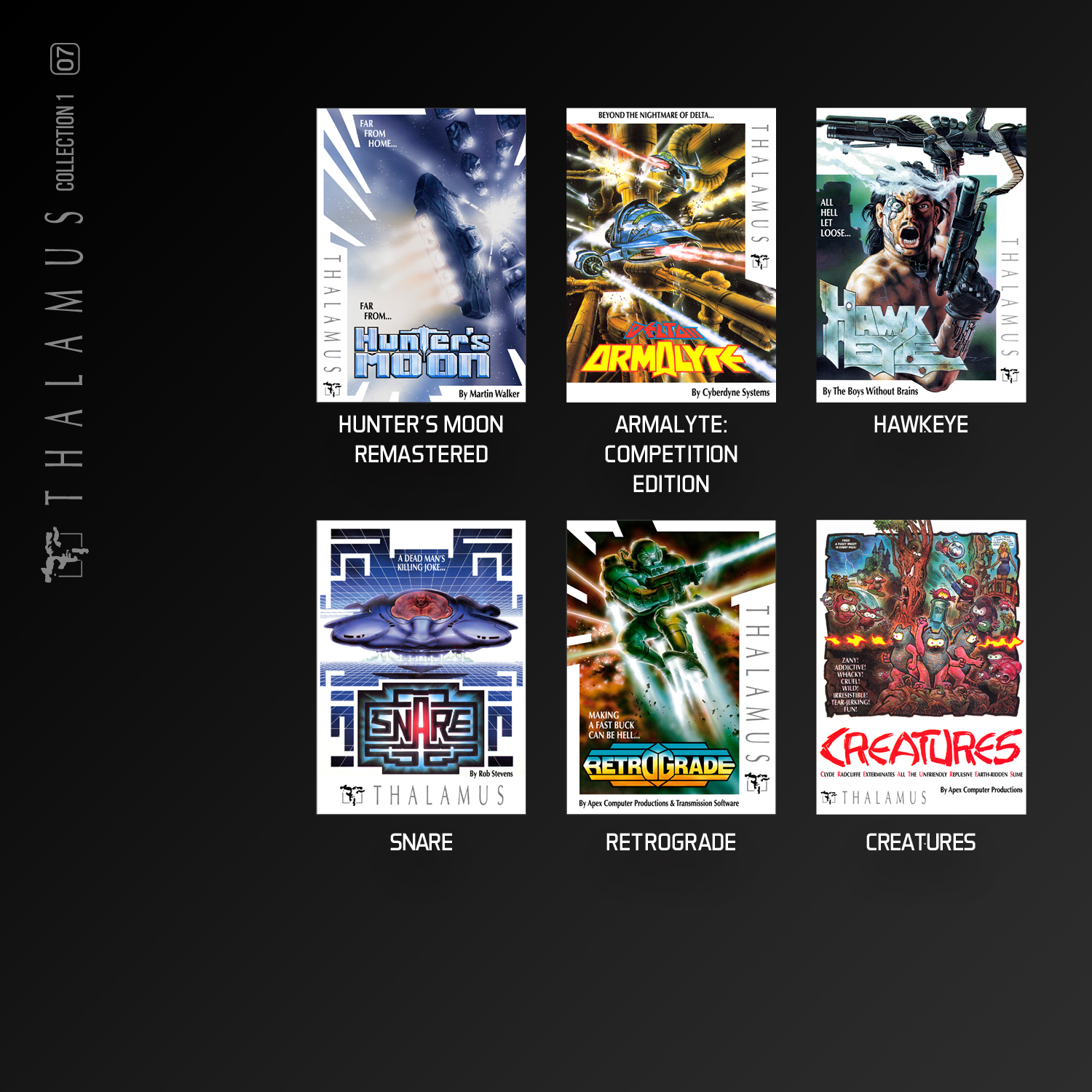 Evercade Cartridge #C07 - Thalamus Collection 1