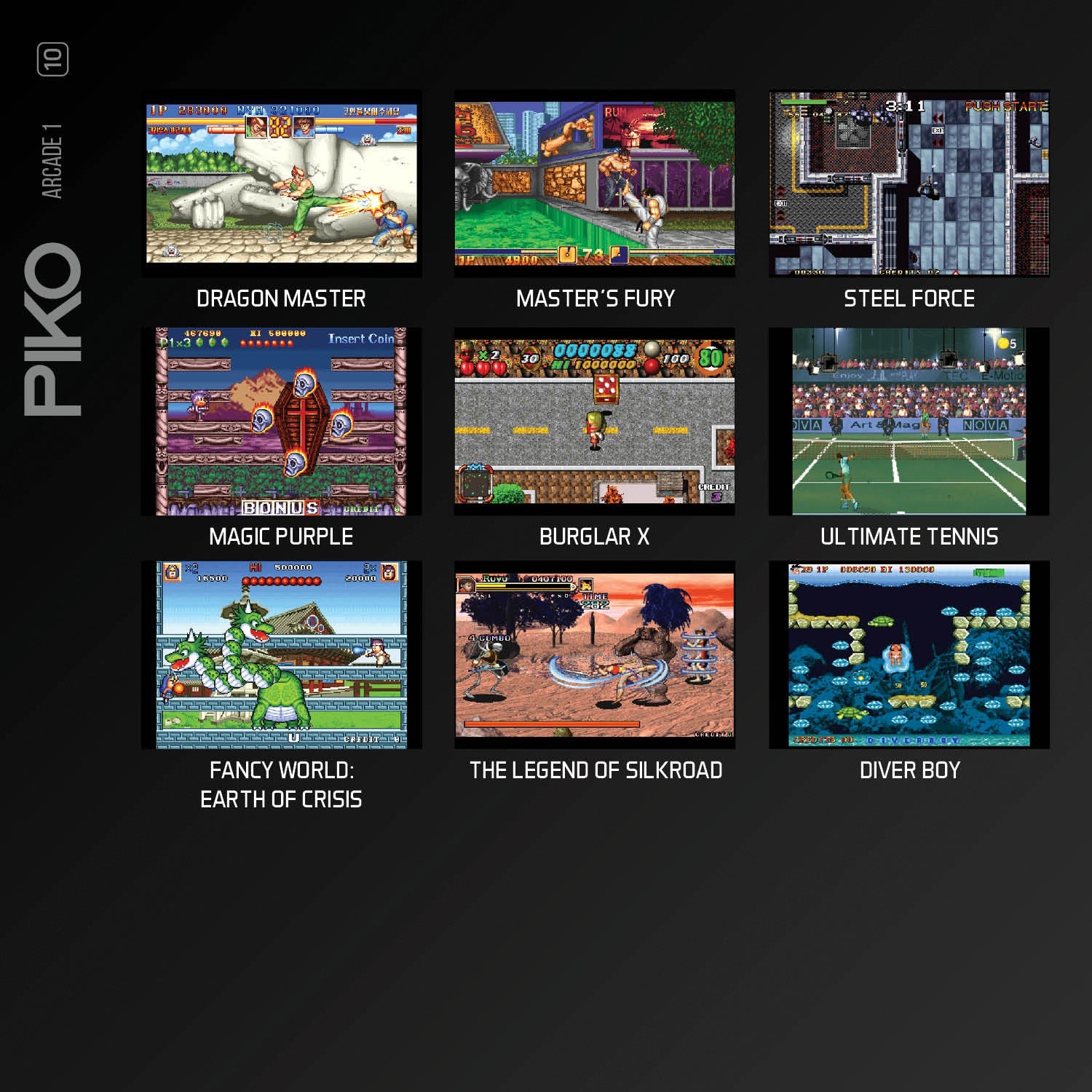 Evercade Cartridge #10 - Piko Arcade Cartridge 1