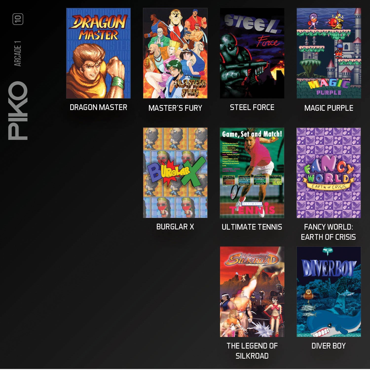 Evercade Cartridge #10 - Piko Arcade Cartridge 1
