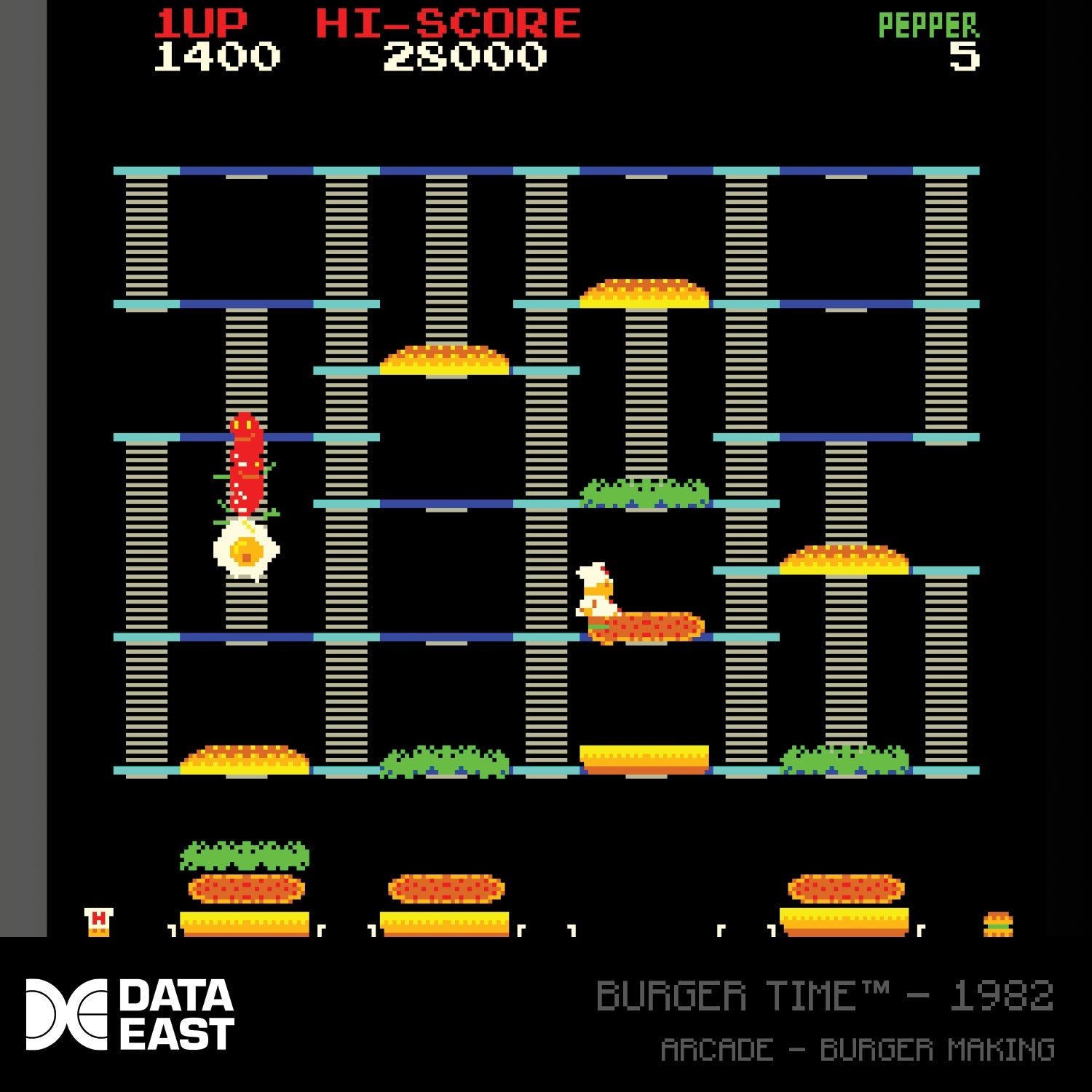 Evercade Cartridge #2 - Data East Arcade Cartridge 1 (EFIGS)