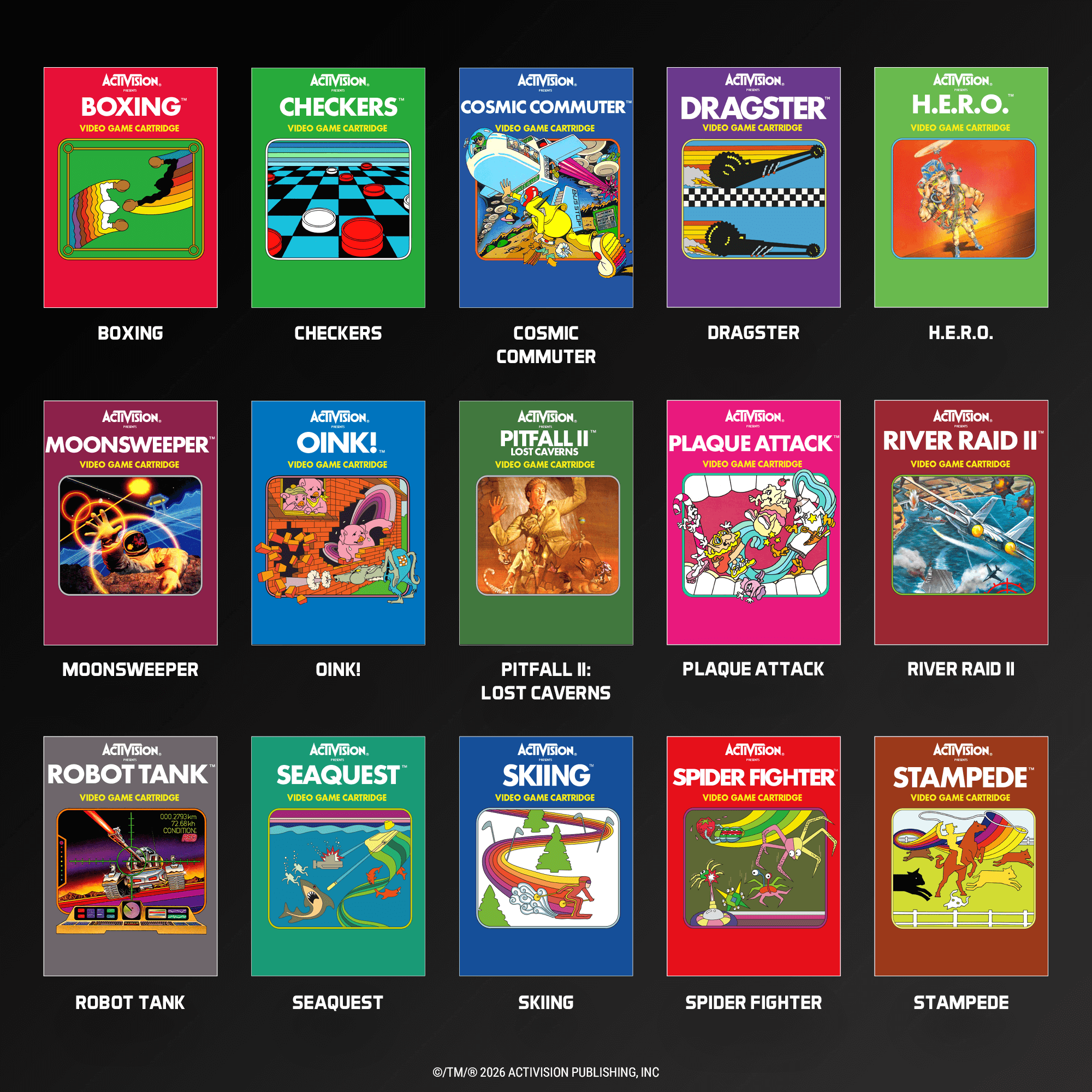 Evercade Double Pack: #50 Activision 2 + #51 Mega Cat Studios 3