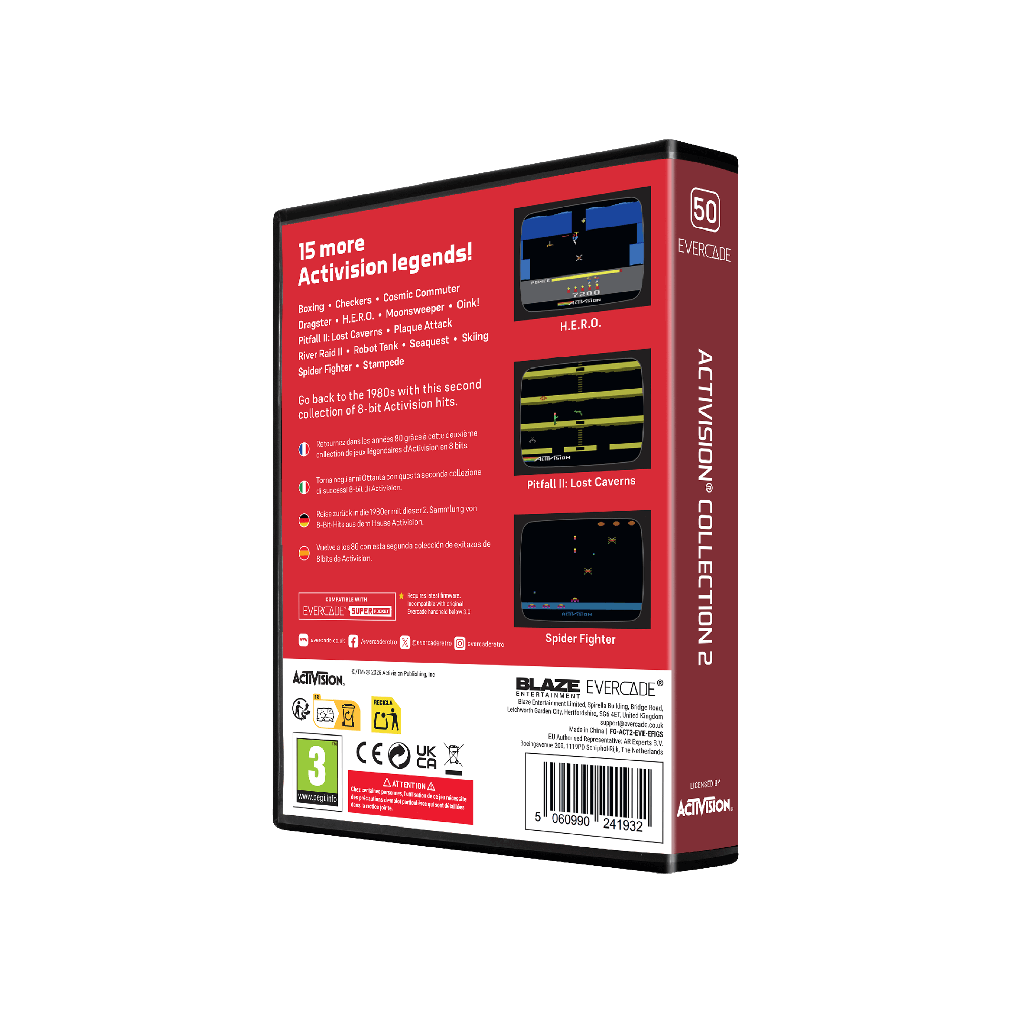 Evercade Double Pack: #50 Activision 2 + #51 Mega Cat Studios 3