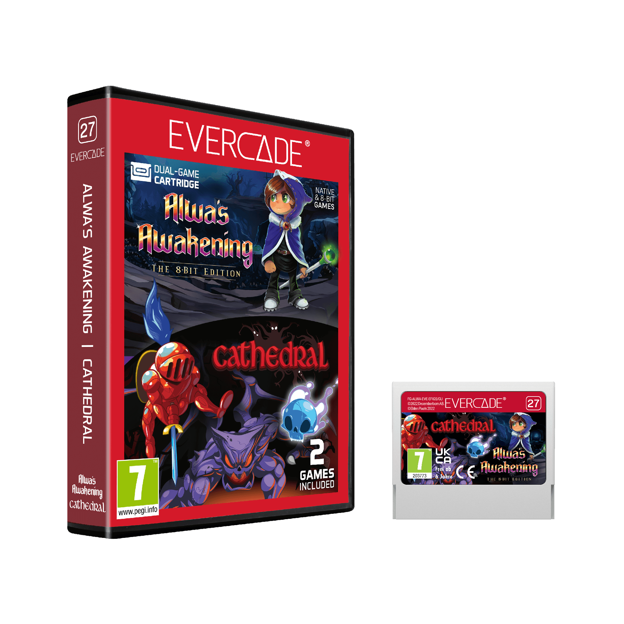 Evercade Cartridge #27 - Alwa Cathedral Dual Cartridge