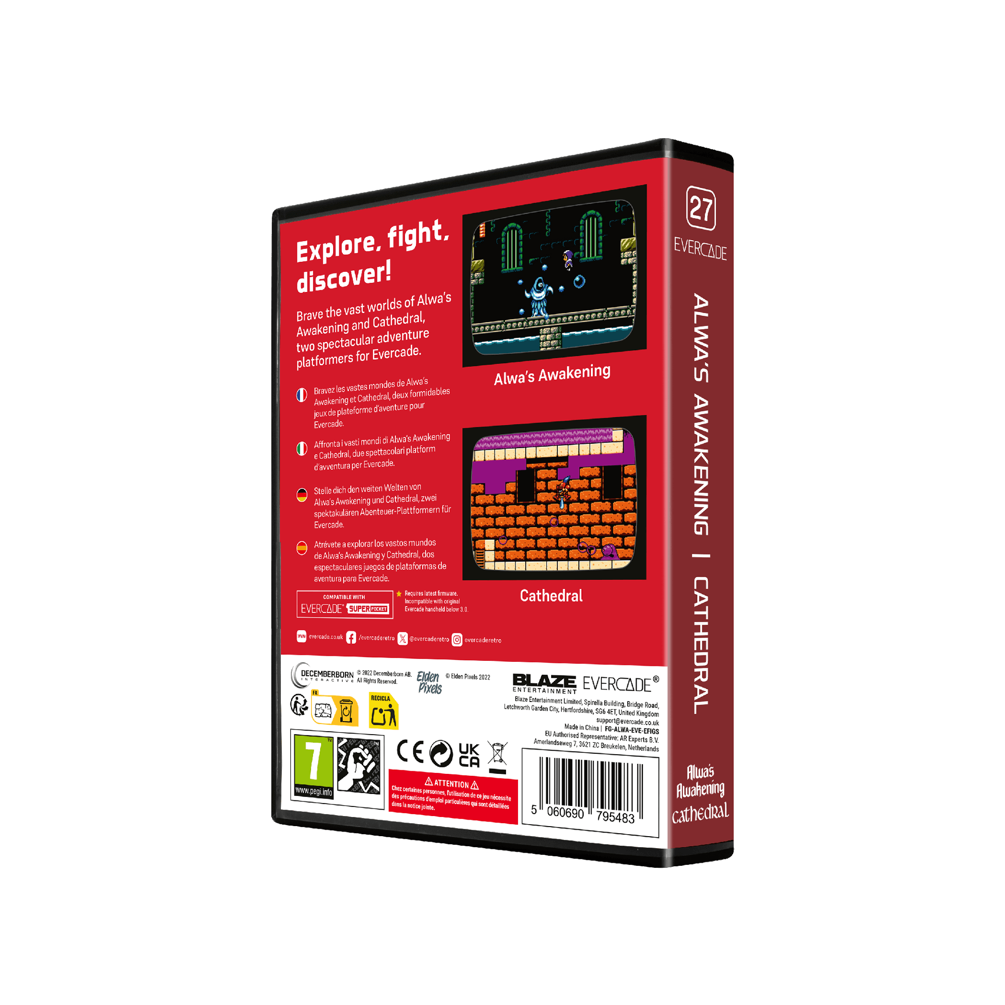 Evercade Cartridge #27 - Alwa Cathedral Dual Cartridge