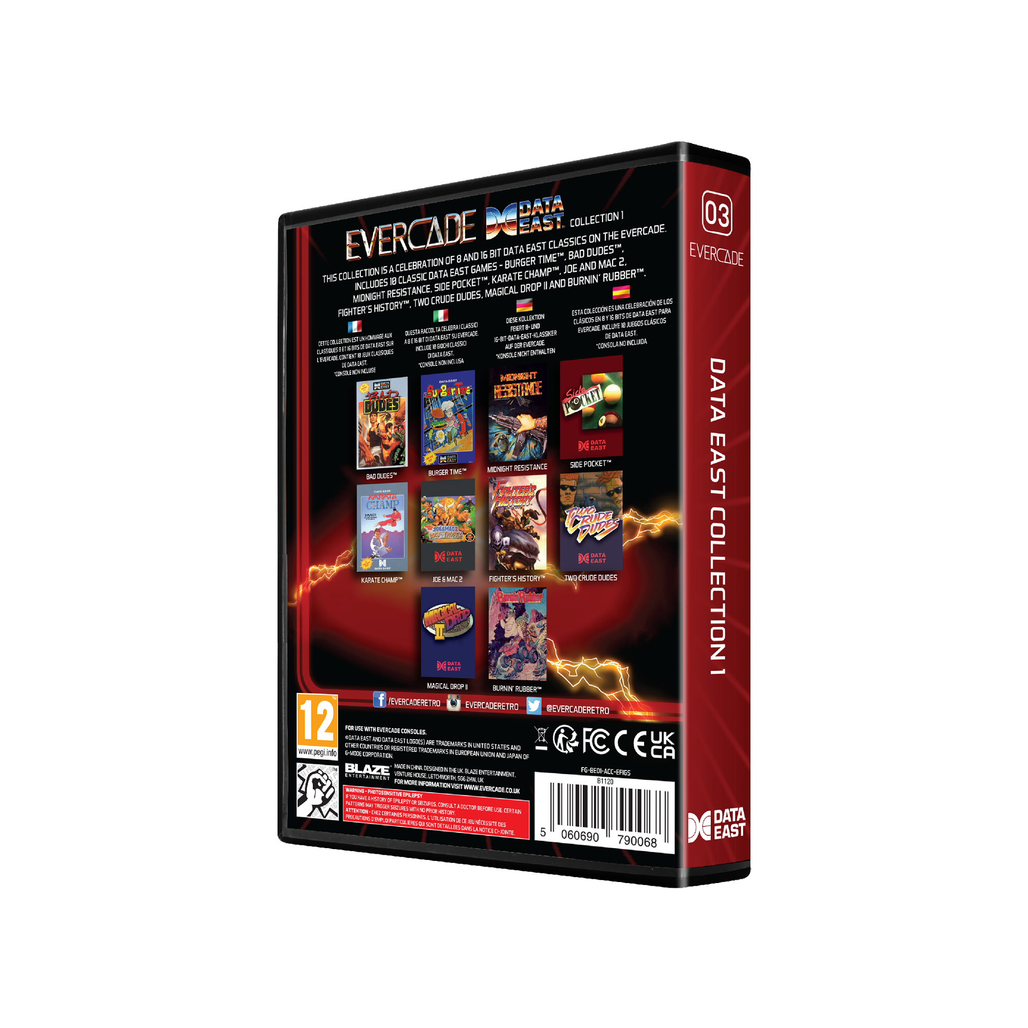 Evercade Cartridge #03 - Data East Collection 1