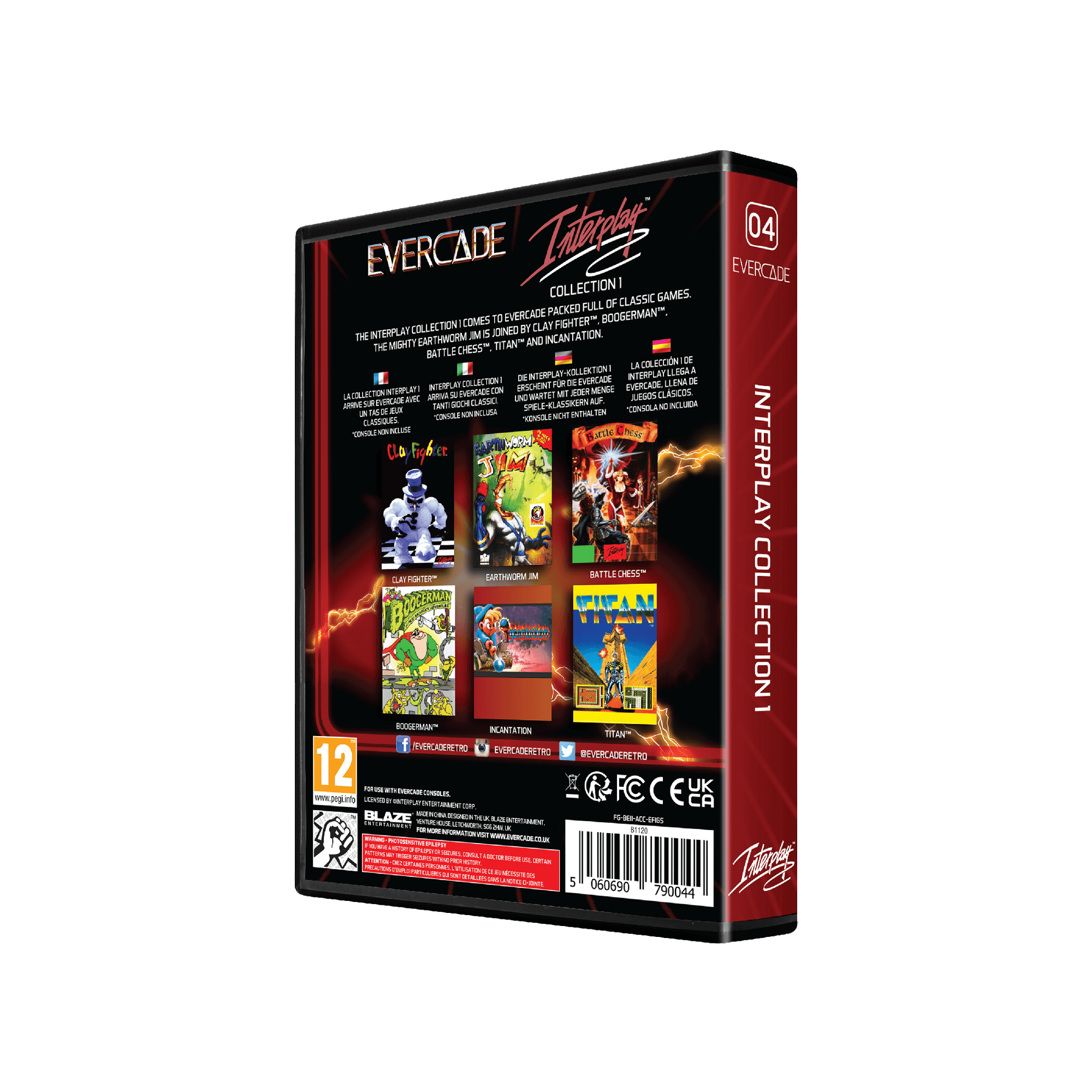 Evercade Cartridge #04 - Interplay Collection 1