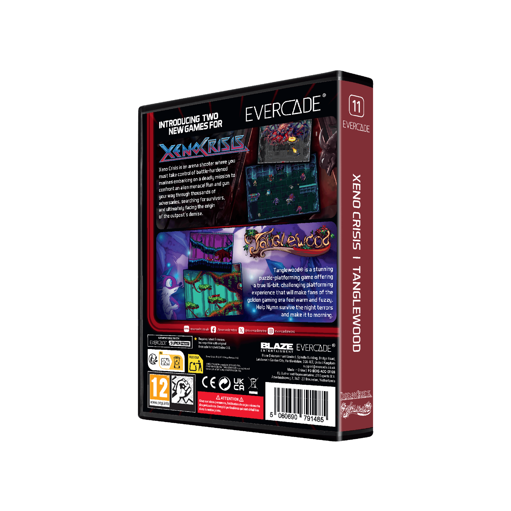 Evercade Cartridge #11 - Xeno Crisis & Tanglewood Dual Game