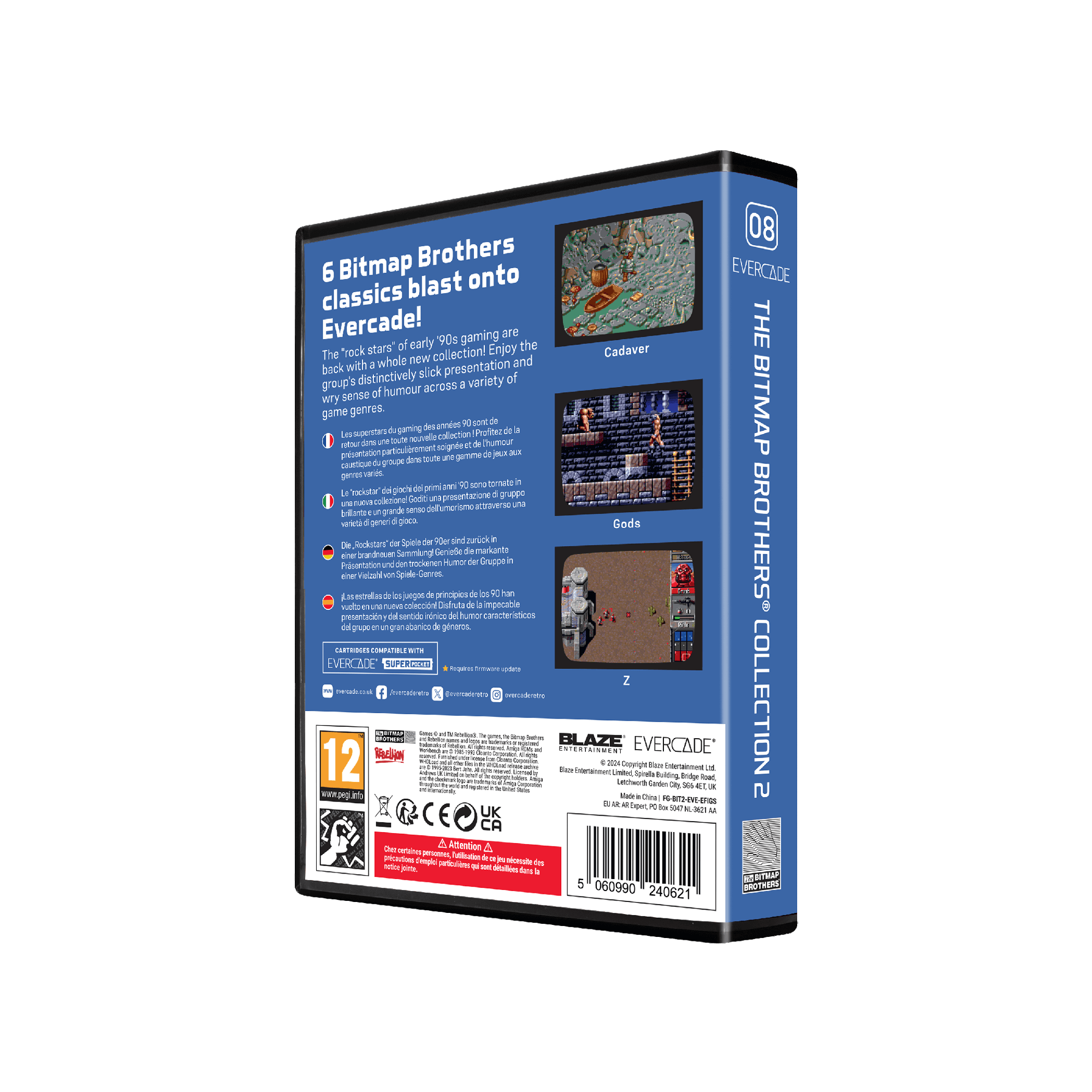 Evercade Cartridge #08 - Bitmap Brothers Collection 2