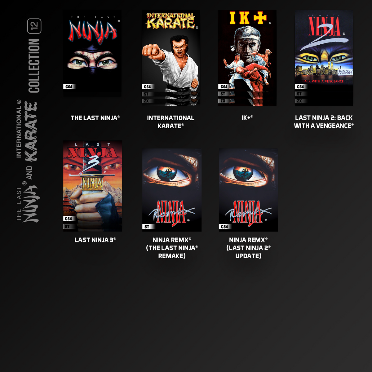 Evercade Cartridge #12 The Last Ninja and IK Collection