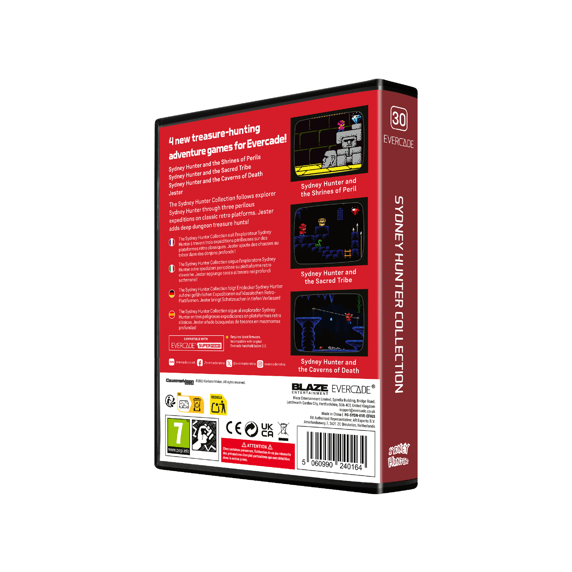 Evercade Cartridge #30 - The Sydney Hunter Collection