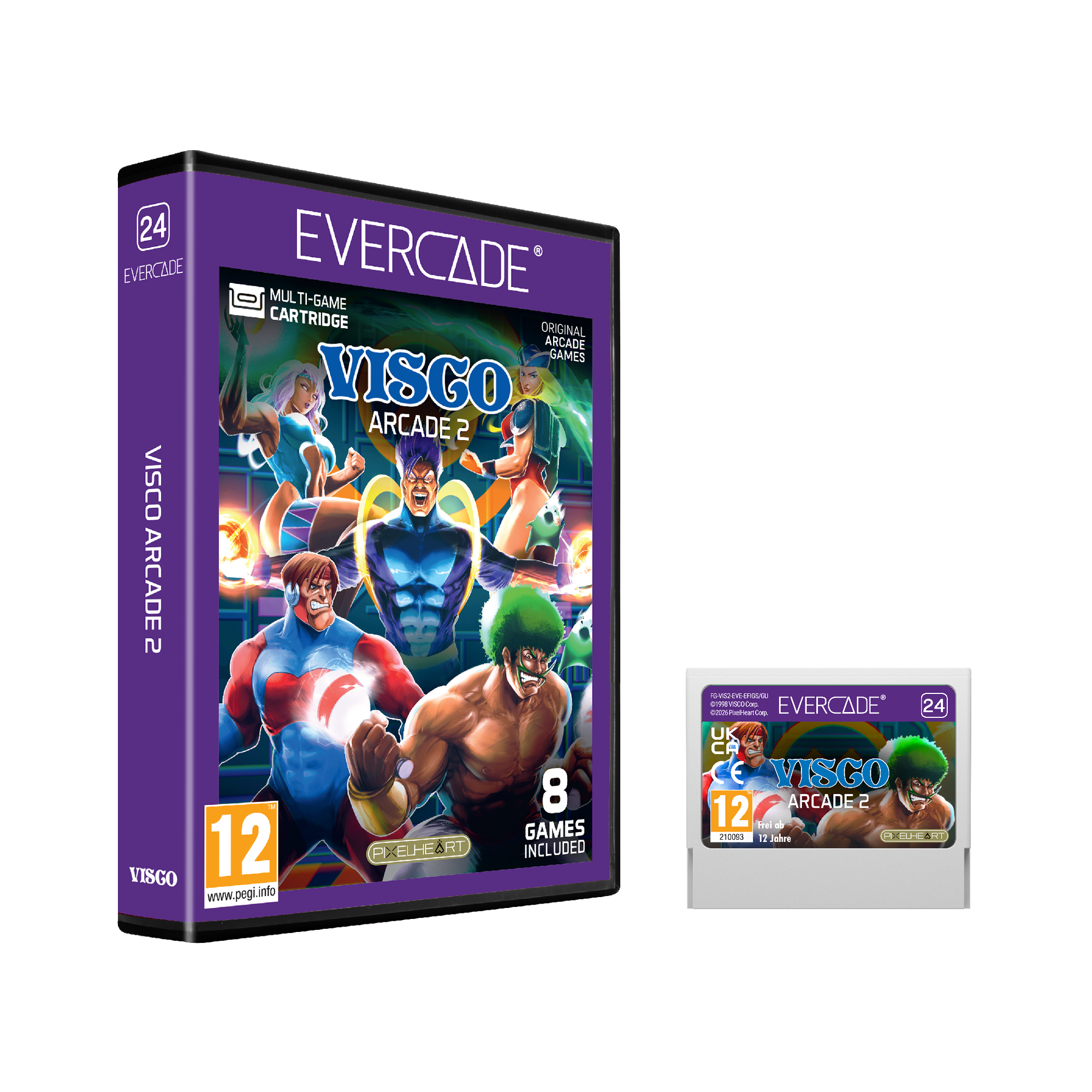 Evercade Double Pack: #23 Visco Arcade 1  + #24 Visco Arcade 2
