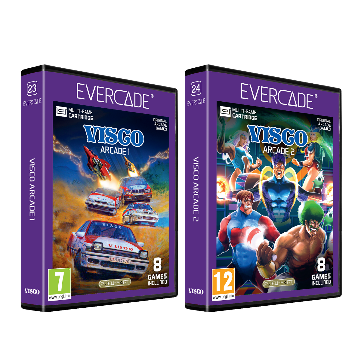Evercade Double Pack: #23 Visco Arcade 1 + #24 Visco Arcade 2