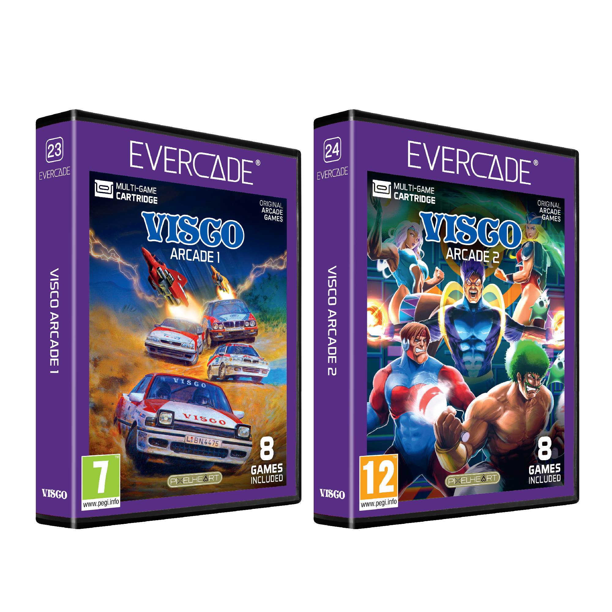 Evercade Double Pack: #23 Visco Arcade 1  + #24 Visco Arcade 2