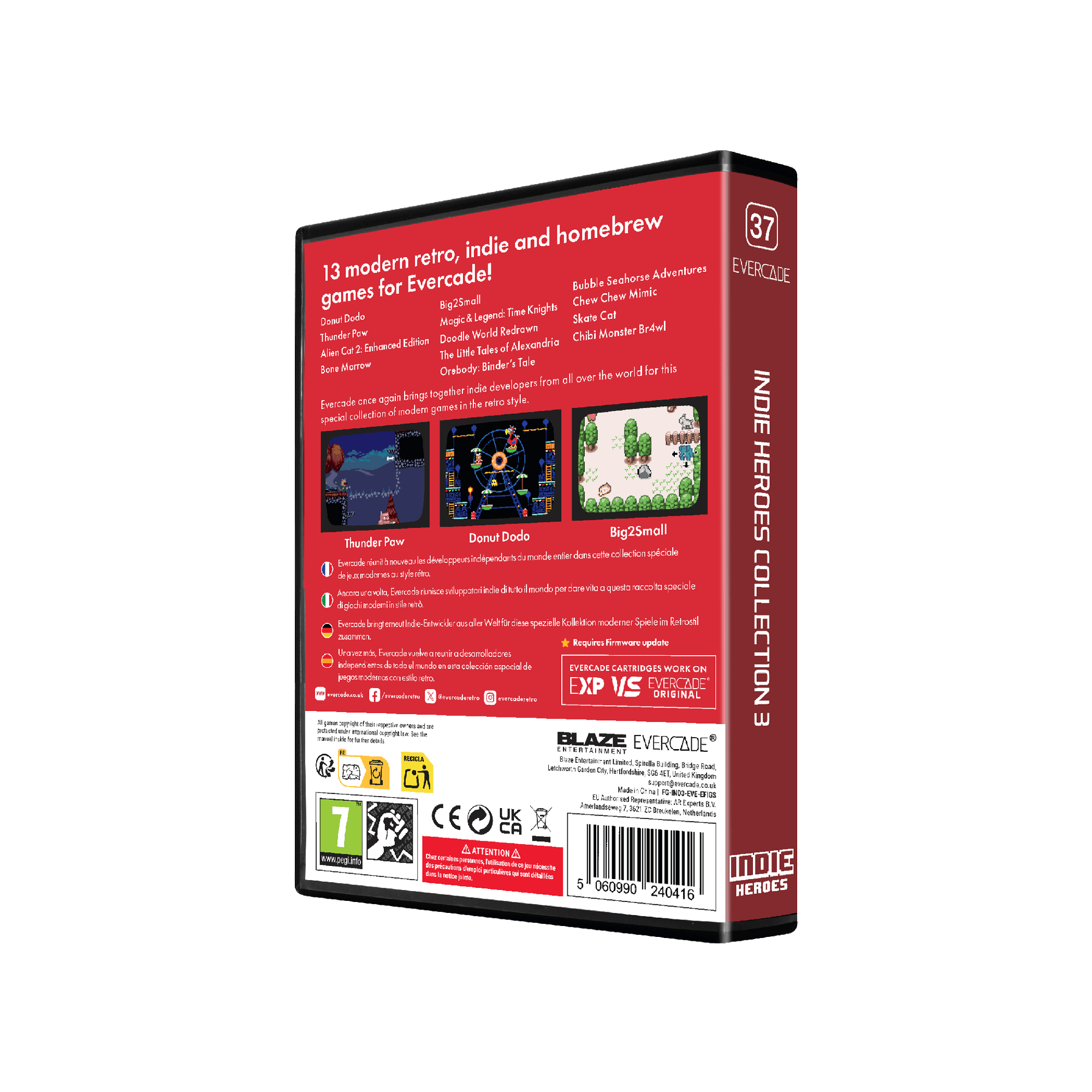 Evercade Cartridge #37 - Indie Heroes Collection 3