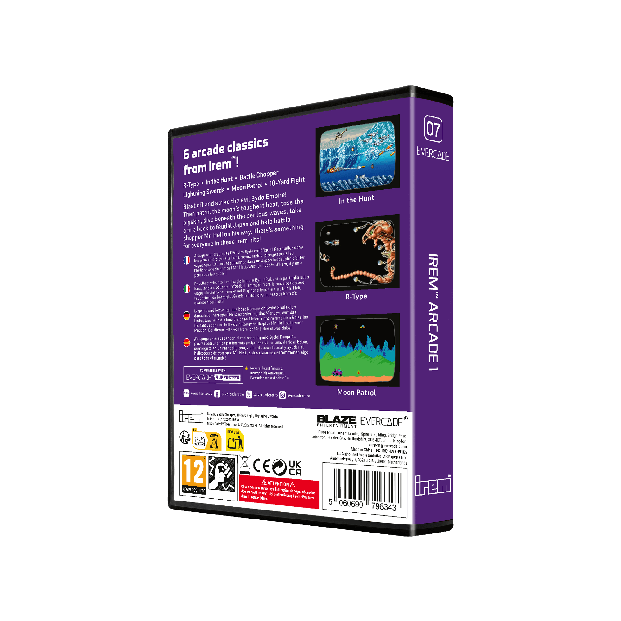 Evercade Cartridge #07 - IREM Arcade Collection 1