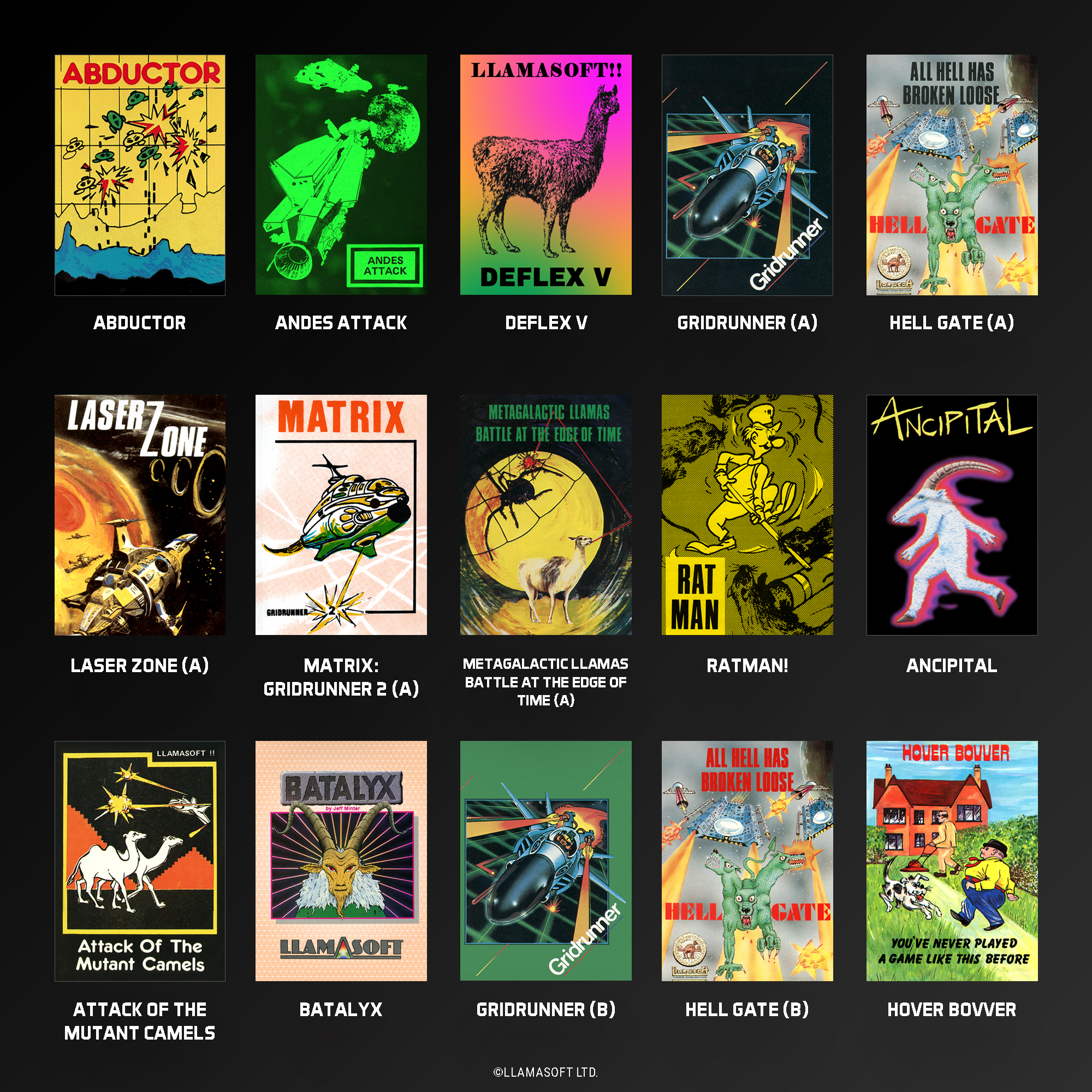 Evercade Cartridge #10 - The Llamasoft Collection