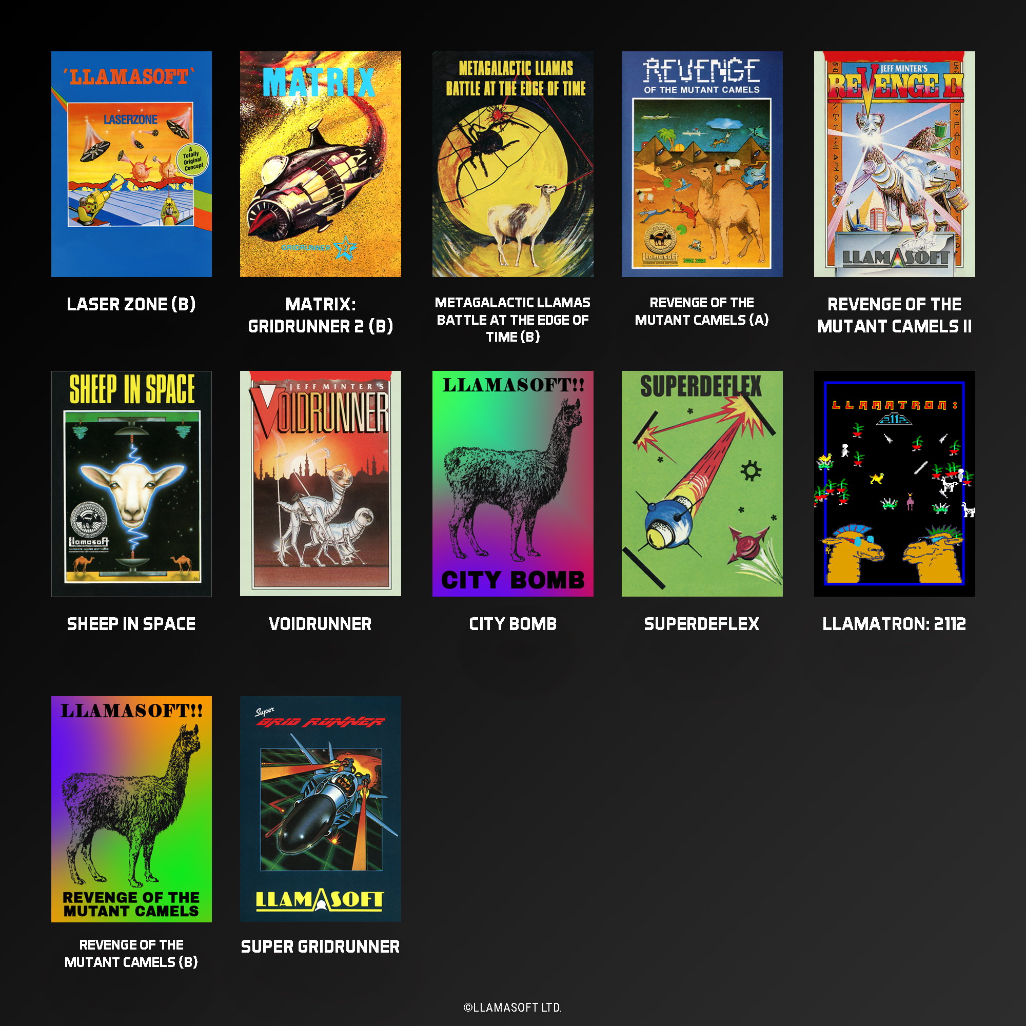 Evercade Cartridge #10 - The Llamasoft Collection