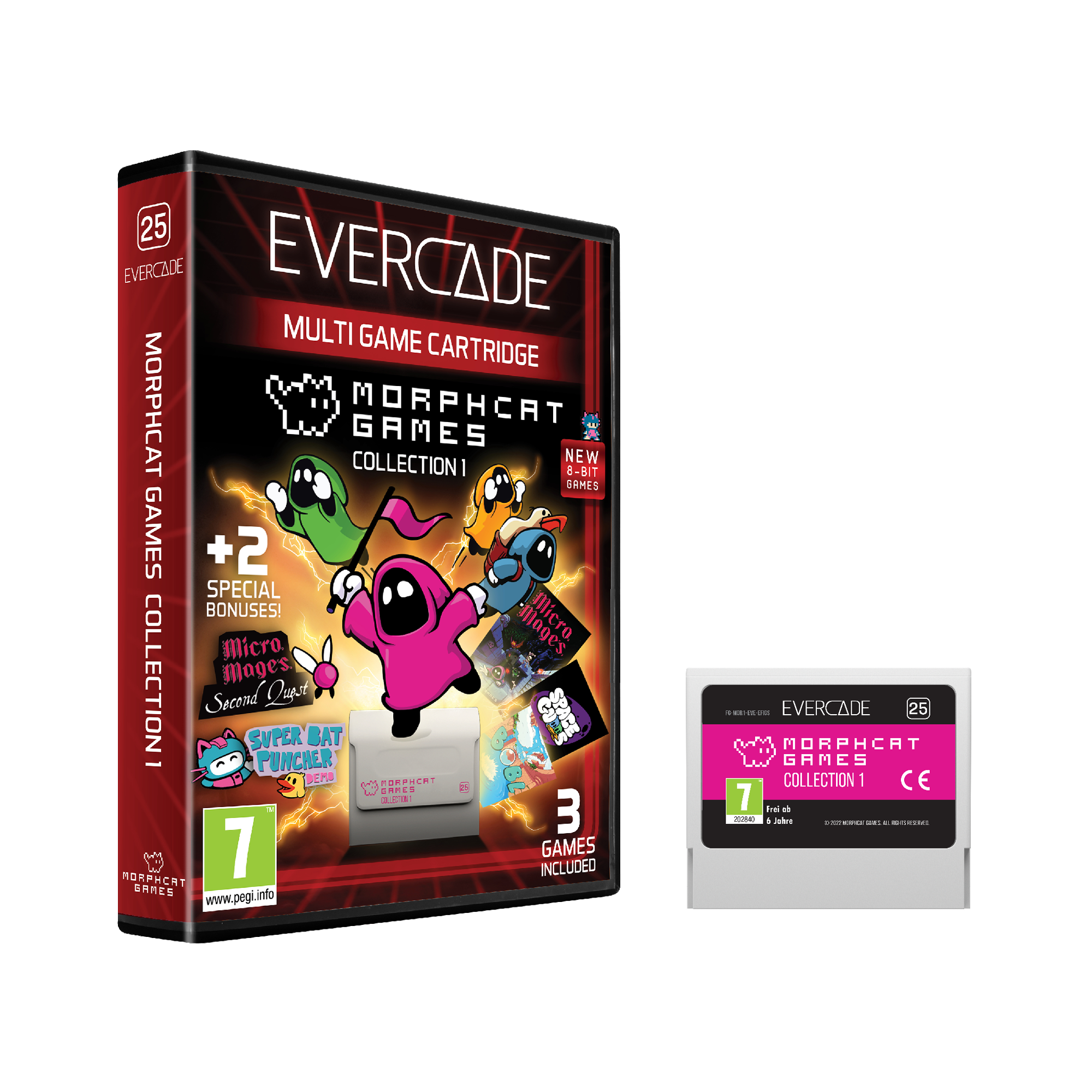 Evercade Cartridge #25 - Morphcat Collection 1