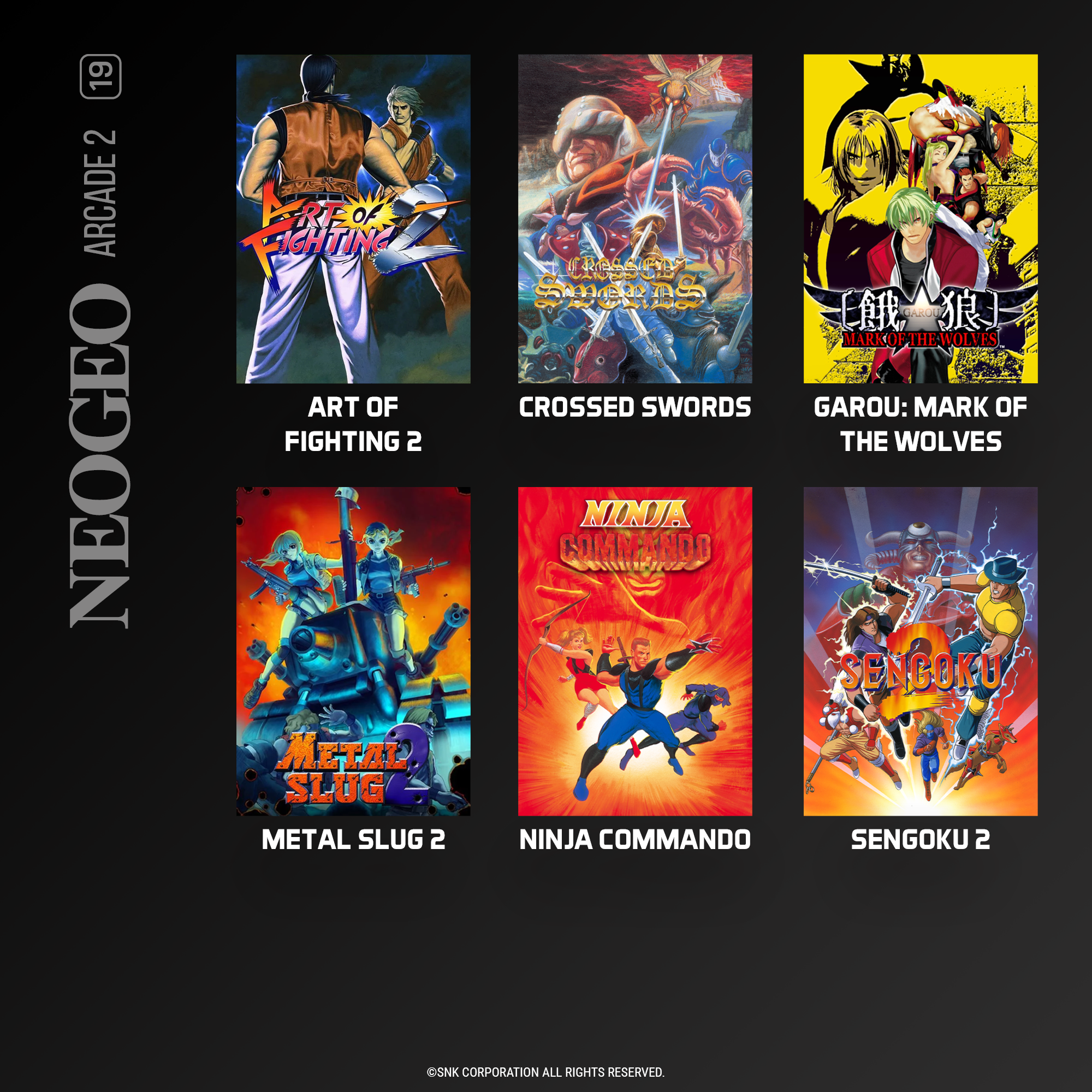 Evercade Cartridge #19 - NEOGEO Arcade 2