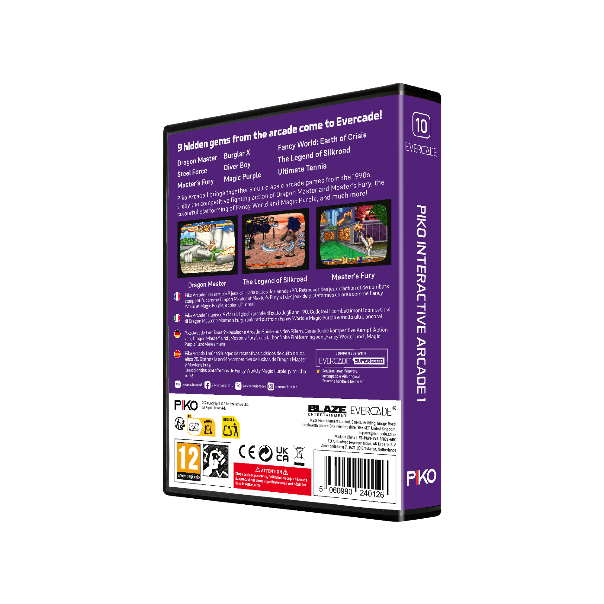 Evercade Cartridge #10 - Piko Arcade Cartridge 1