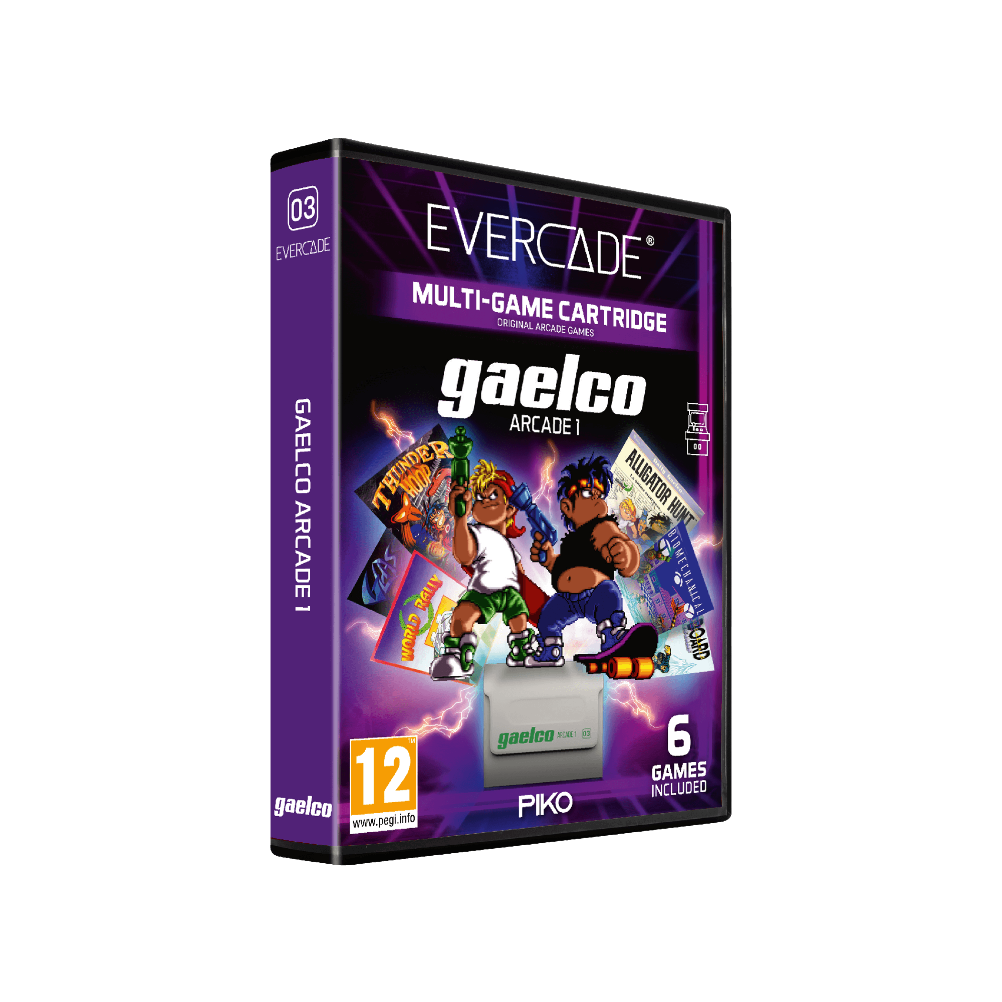 Evercade Cartridge #3 - Gaelco (Piko) Arcade Cartridge 1 (EFIGS)