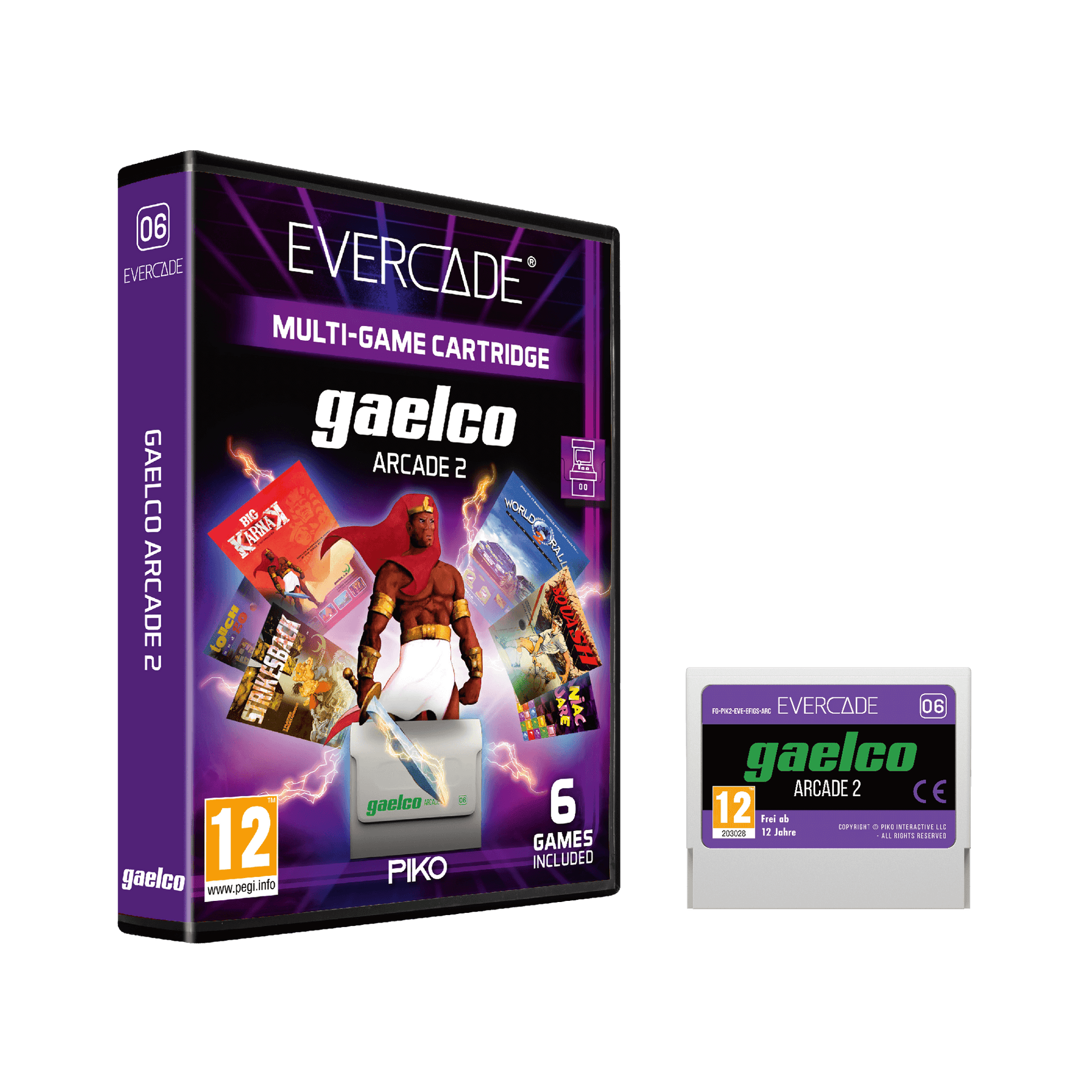 ゲロゲリゲゲゲ/HAIGAN/カルカンエコー CDセット Evercade Cartridge #06 - Gaelco Arcade 2