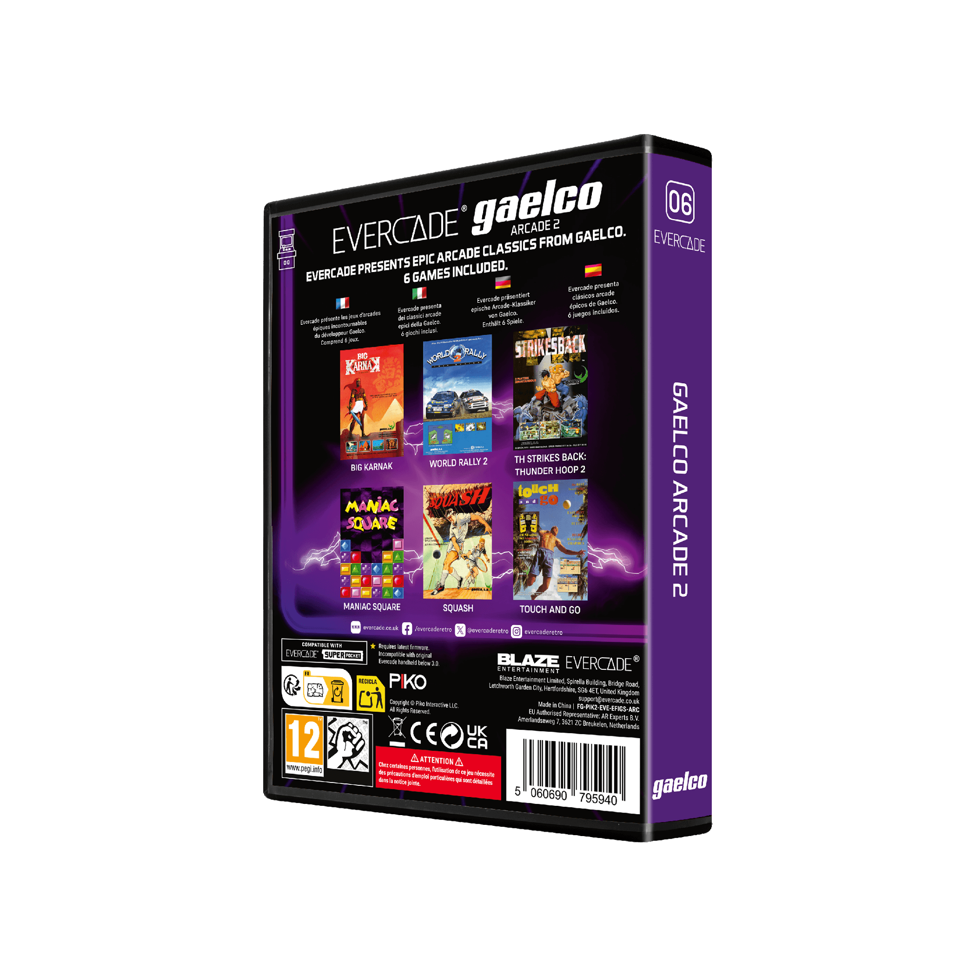 Evercade Cartridge #06 - Gaelco Arcade 2
