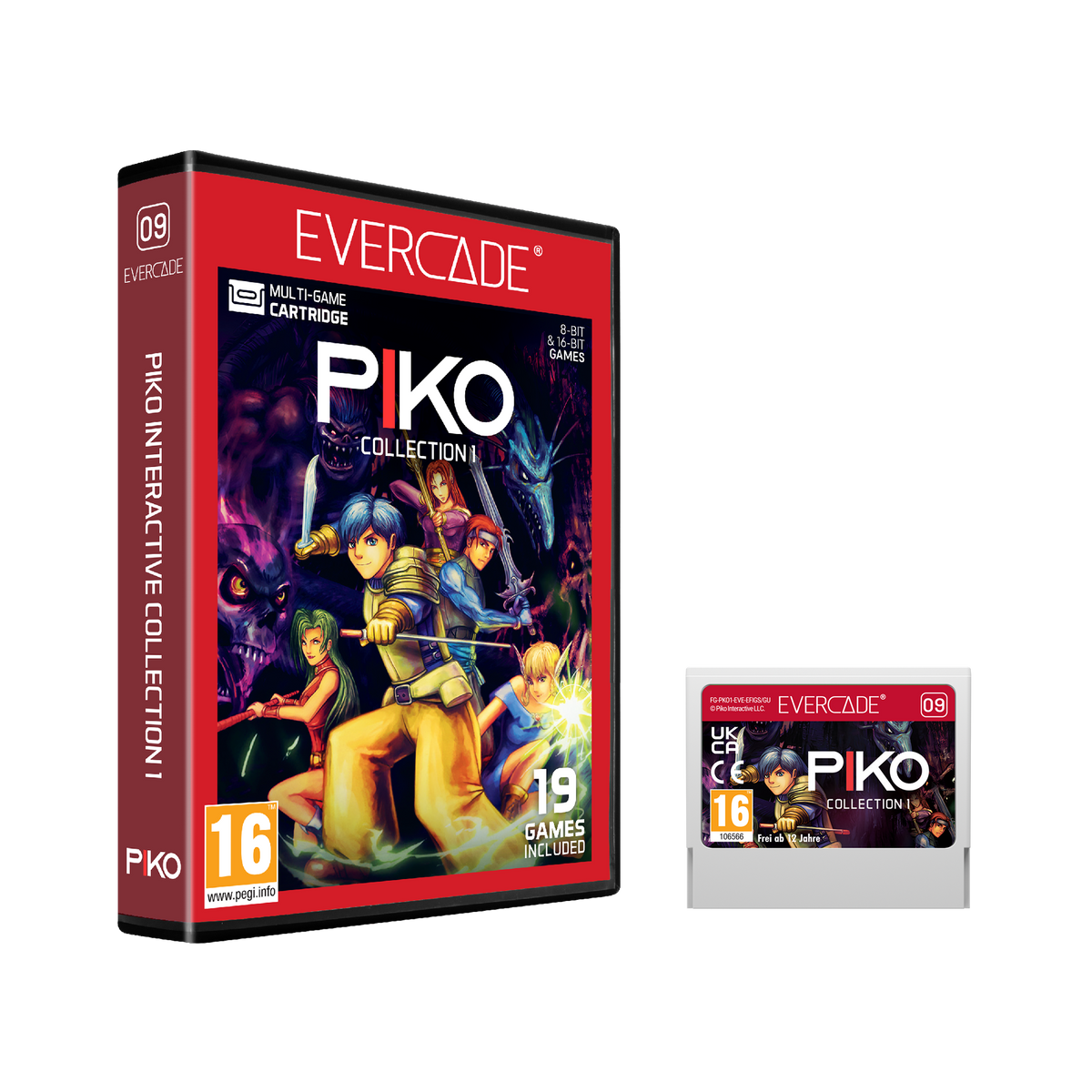 KONAMI LIMITED COLLECTION REVEALS オマケ付き Evercade Cartridge #09 Piko Interactive Collection 1